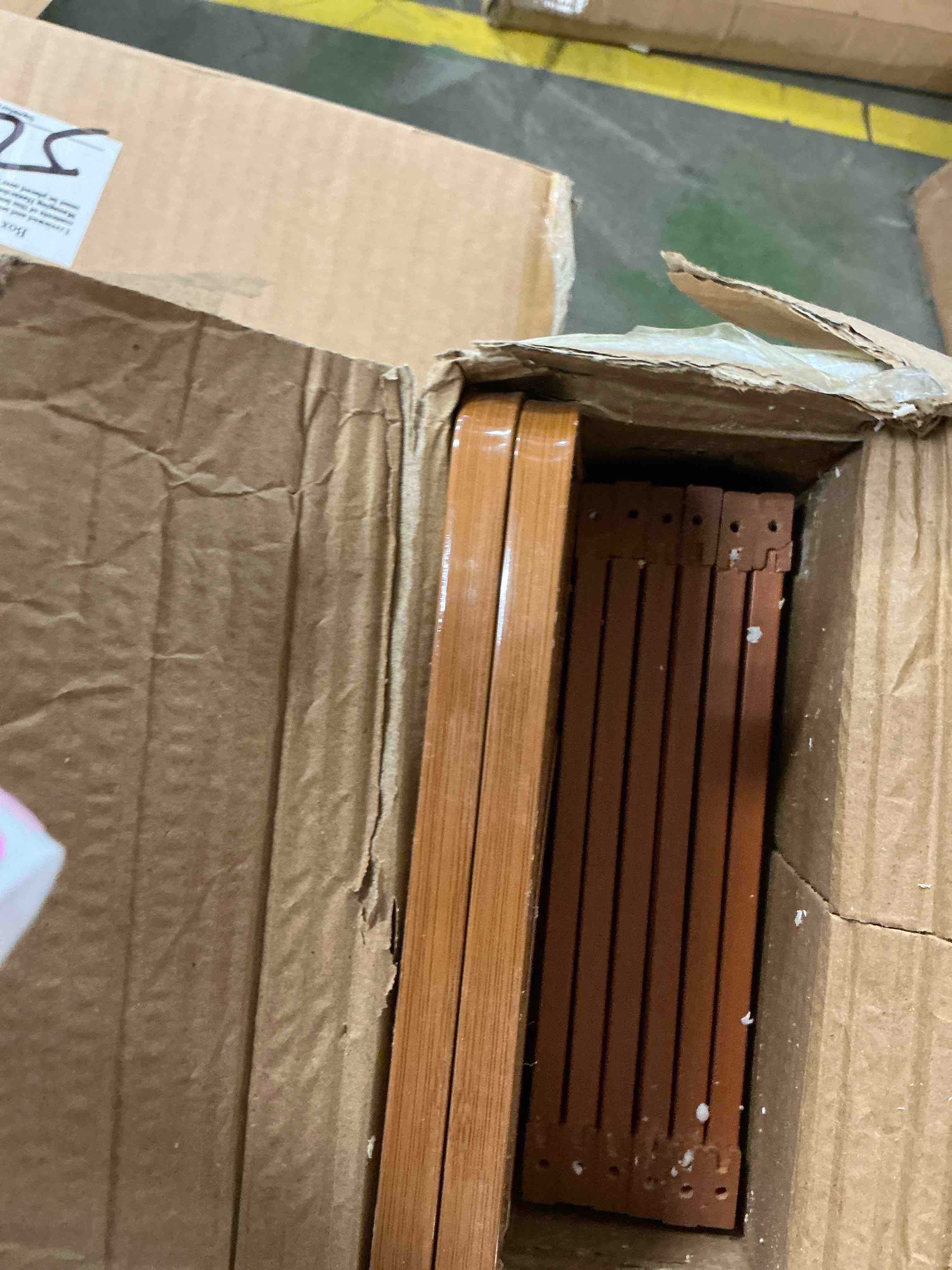 Condition photo showing New/Like New for 6 Tiers Shoe Racks, Bamboo Vertical Shoe Rack Organizer for Closet Floor, Wooden Stackable Shoe Storage Shelves, for Entryway, Hallway, Bedroom Hallway Closet ,Multifunctional Front Door Shoe Rack