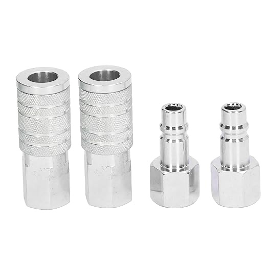 Yolass 1/2”NPT Air Hose Quick Connection Accessory Set,1/2 Inch NPT Threads Size,2Pcs High Flow Air 