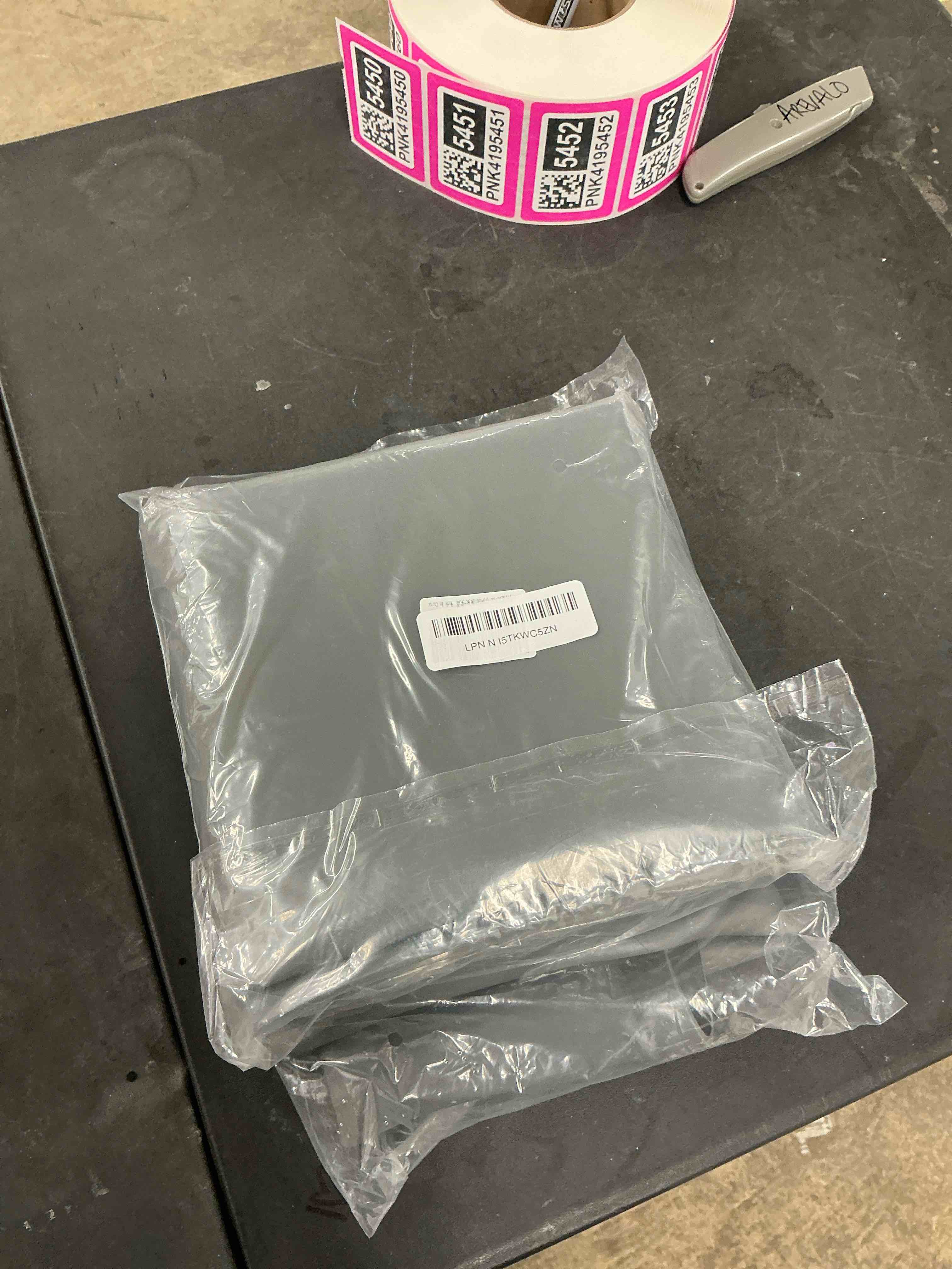 Condition photo showing Good Condition for URMONA Waterproof Silicone Under Sink Mat 31'' x 22'' Shelf Liner for Kitchen and Bathroom, Cabinet and Counter Protector, Storage and Organizers, Litter Mat, Pet Cat Puppy Essentials(Dark Grey) Dark Grey 22"W x 31"L