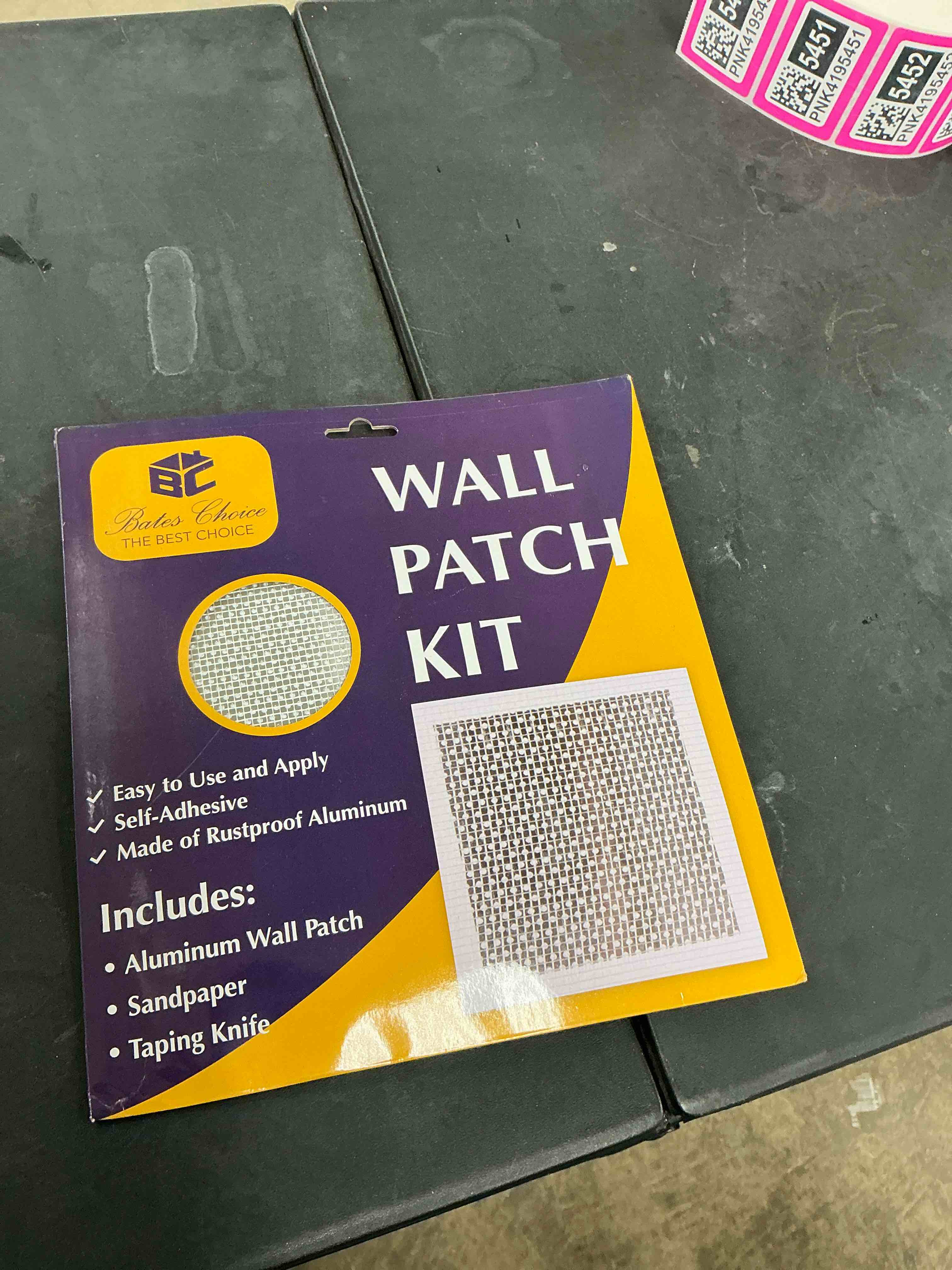 Condition photo showing New/Like New for Bates Choice - Drywall Repair Kit, 16pcs, Dry Wall Patch Kits, Wall Repair Patch Kit, Wall Patch Repair Kit, Drywall Hole Patch, Drywall Patch Kit, Wall Hole Repair Kit, Drywall Patch Hole 16 pcs, 4", 6", 8"