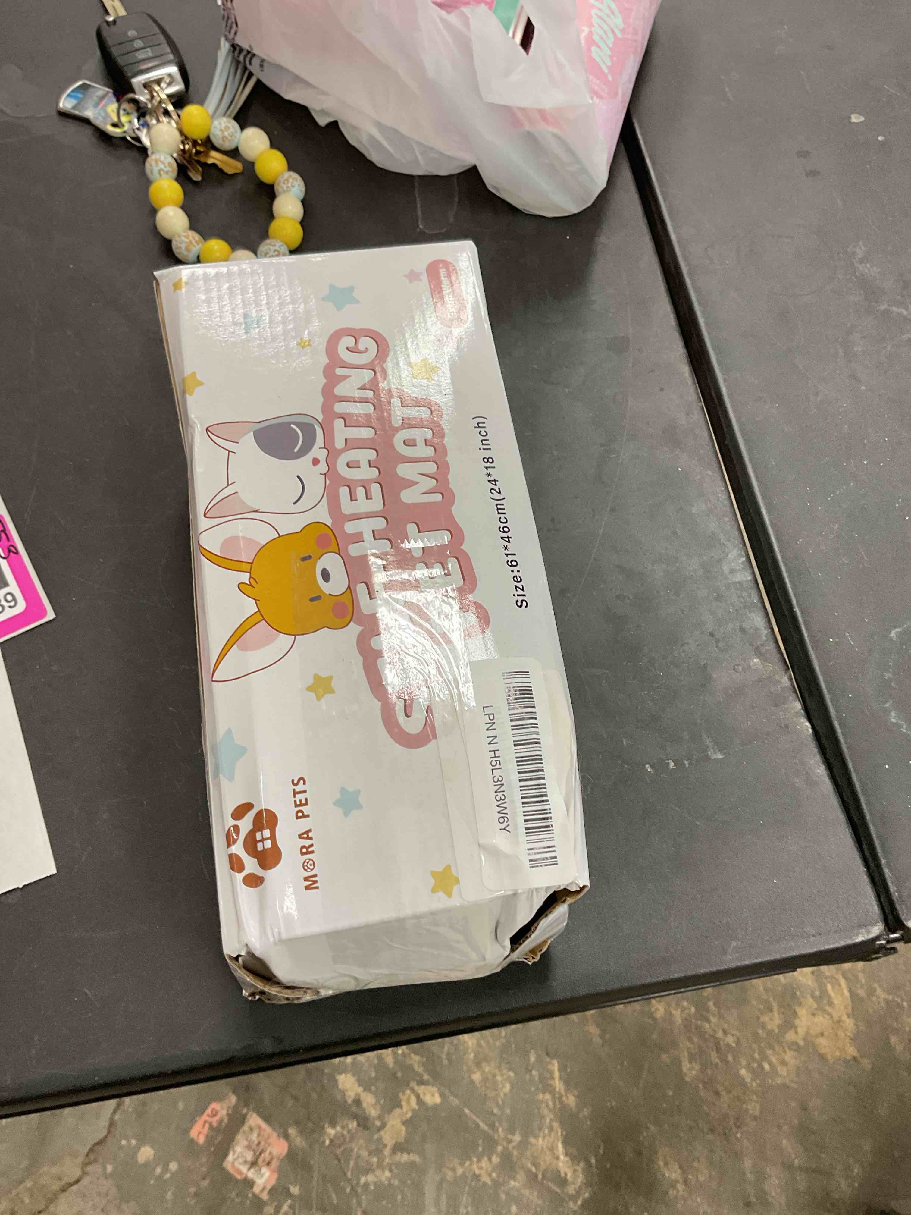 Condition photo showing Good Condition for Self Warming Cat Bed Self Heating Cat Dog Mat 24 x 18 inch Extra Warm Thermal Pet Pad for Indoor Outdoor Pets with Removable Cover Non-Slip Bottom Washable Non Electric 24.0"L x 18.0"W x 1.0"Th Dark Grey