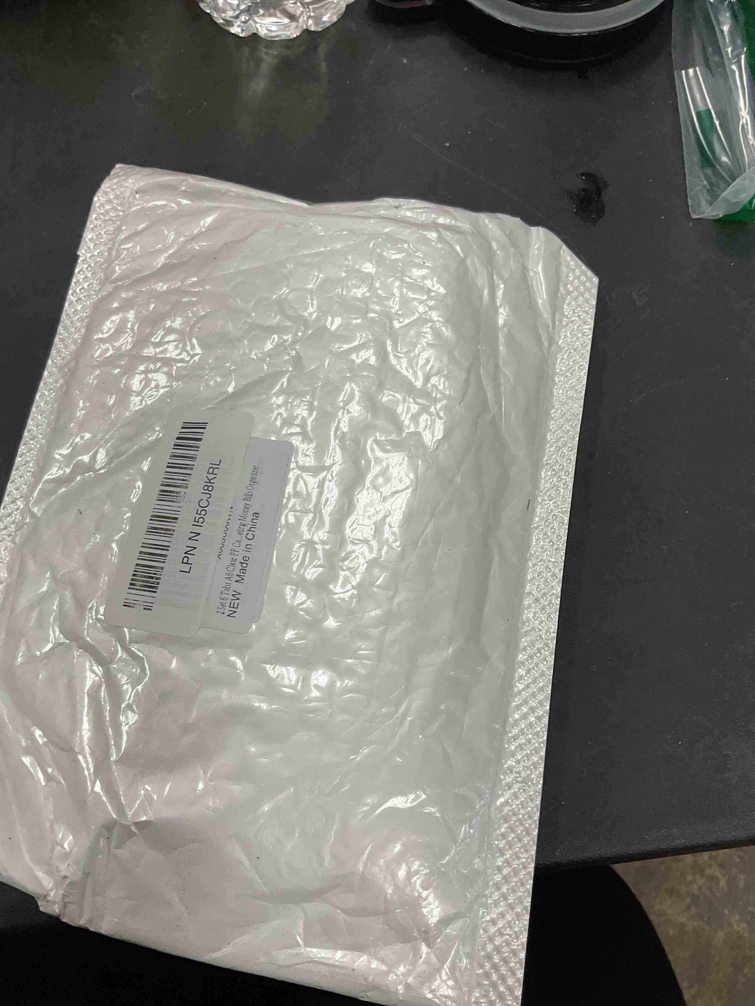 Condition photo showing Good Condition for 2 Set 6 Tabs A6 Clear PP Cash Envelopes Dividers Zipperless Loose Leaf 6 Hole A6 Budget Binder Pockets 12 Sheets Index Envelopes for Budgeting Money Bills Organizer