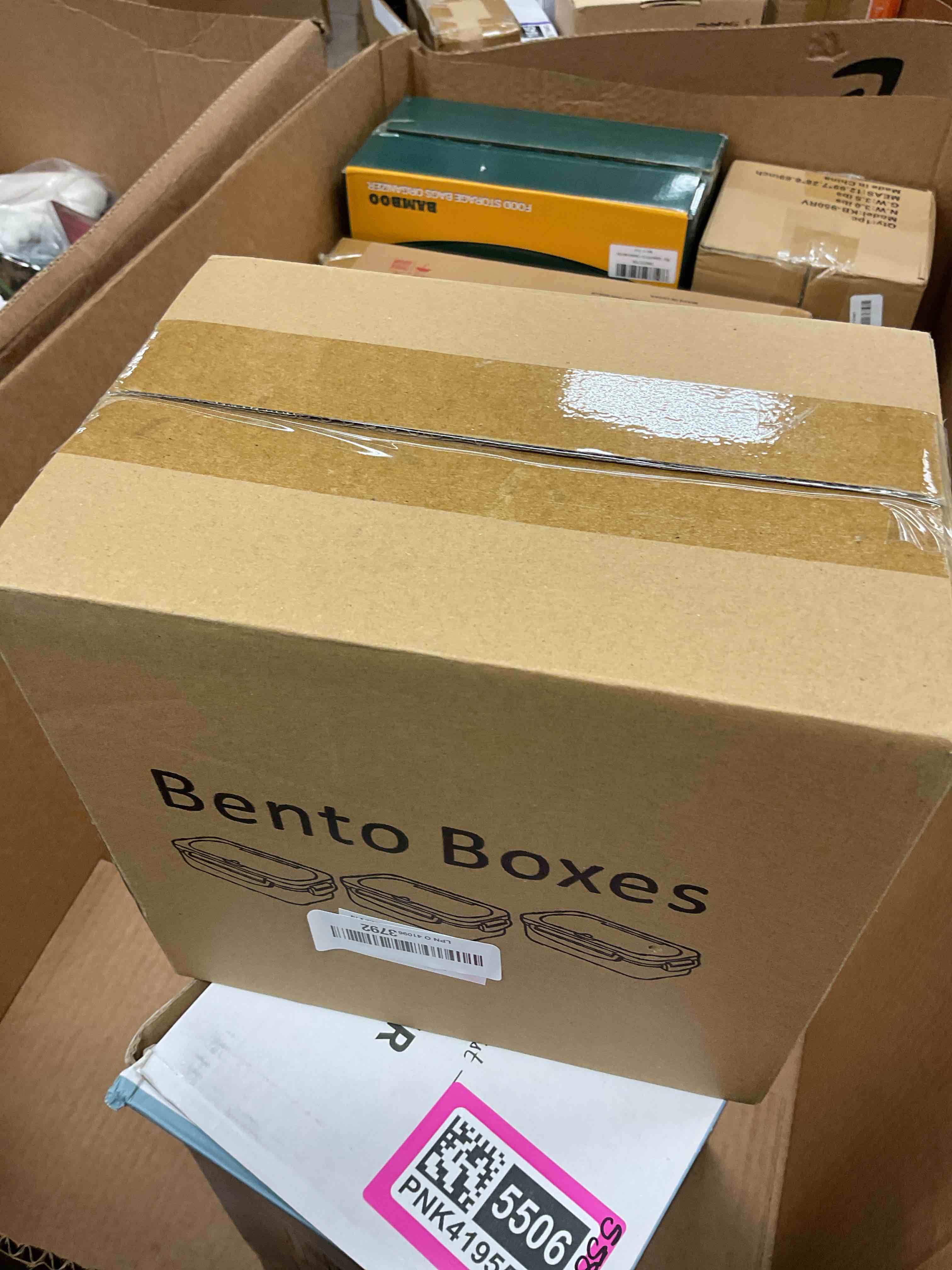 Condition photo showing New/Like New for Mfacoy 3 Pack Bento Boxes for Adults/Kids, 1100 ML Bento Lunch Box With Spoon & Fork, Lunch Box Containers, Bento Box for Dining Out, Work, Picnic, BPA-Free, Microwave & Dishwasher Safe