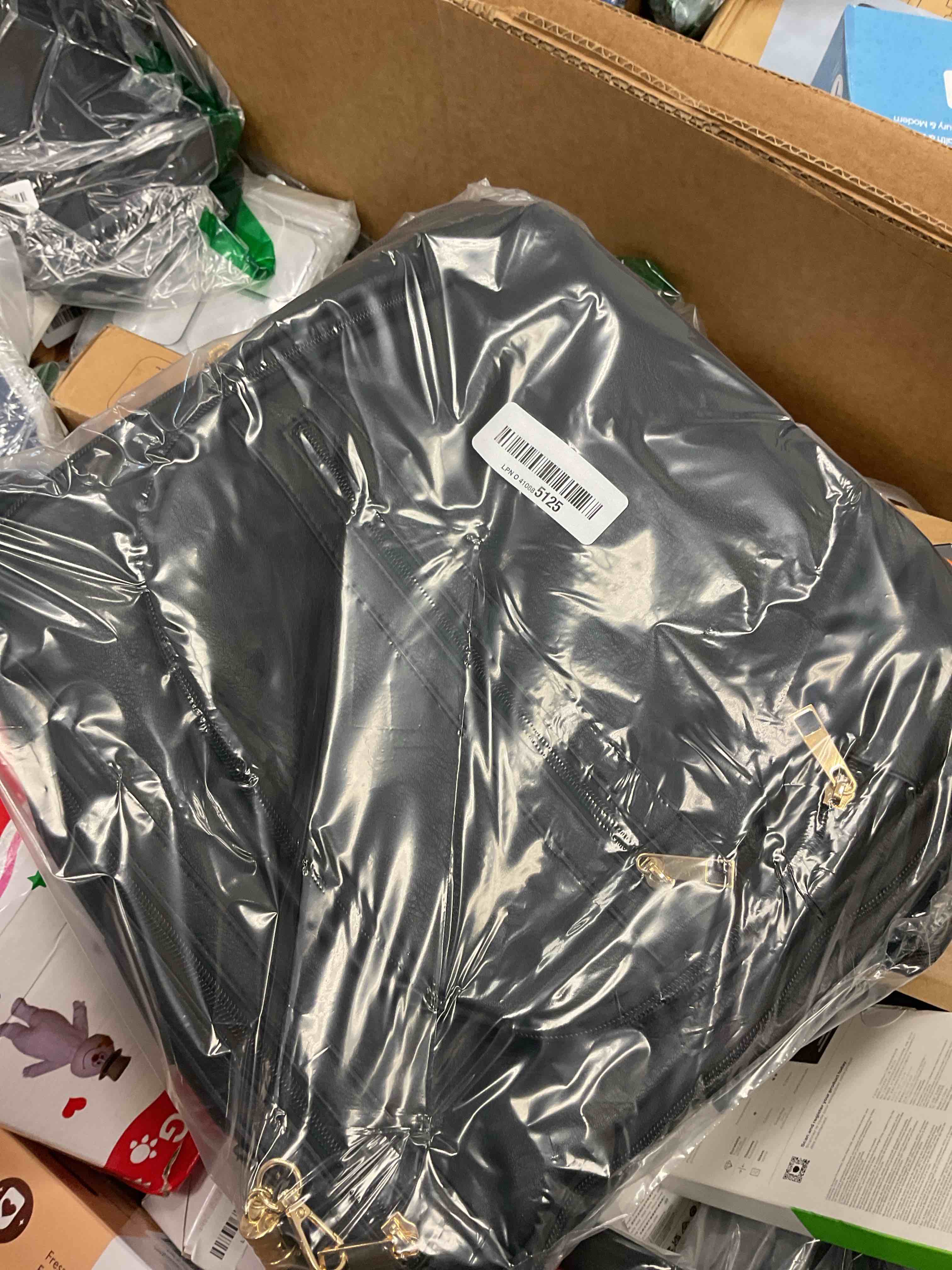 Condition photo showing Good Condition for Premium Vegan Leather Diaper Bag Backpack with Waterproof Changing Pad, Reinforced Zippers & Odor-Free, 20 Pockets Pro Organizer, Fits 15.6" Laptop, Stroller Straps, Baby Bag for Mom, Black