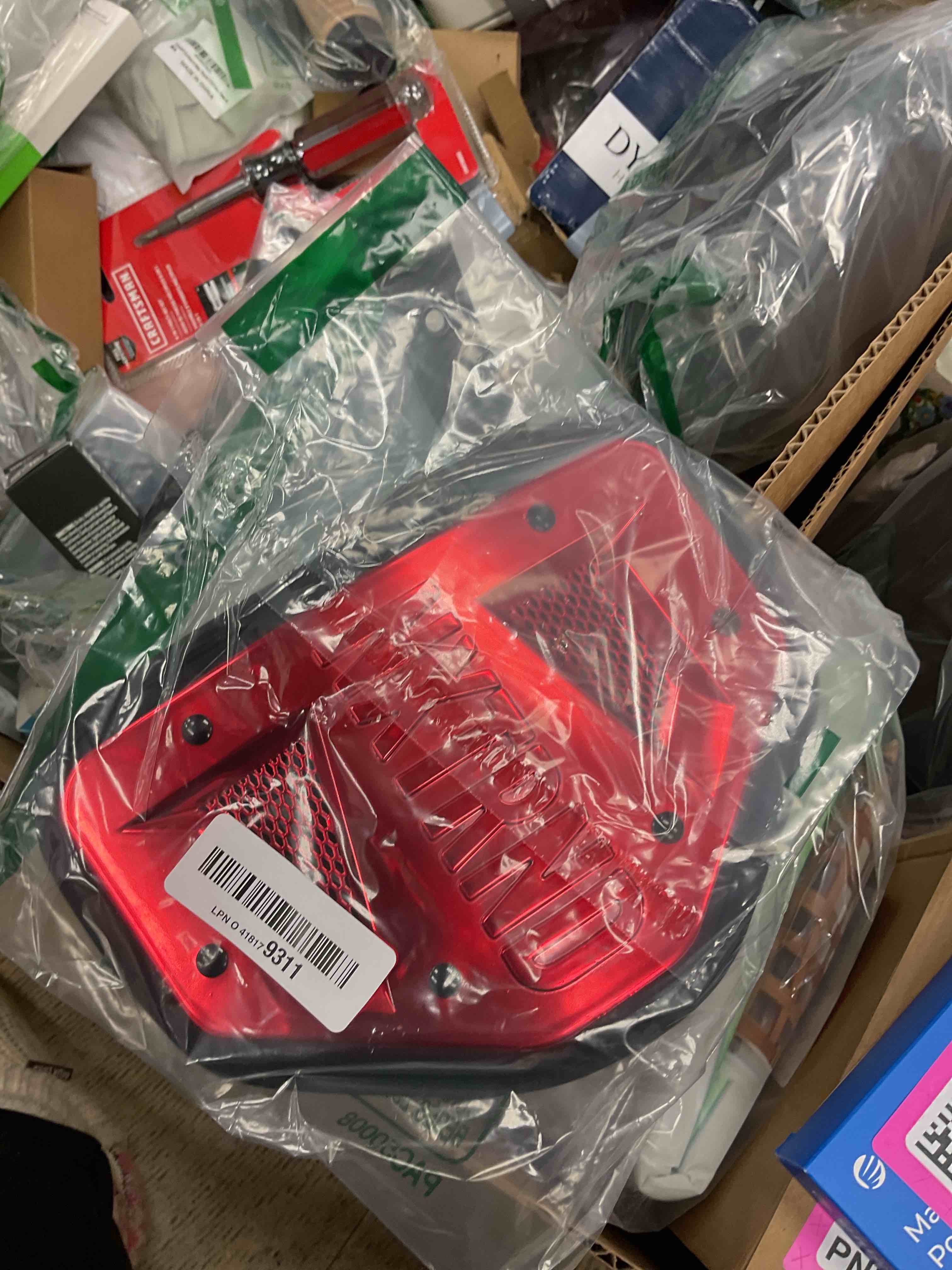 Condition photo showing Good Condition for Nxtrnd Football Back Plate, Professional Football Backplates for Shoulder Pads, for Adult & Youth Youth Chrome Red