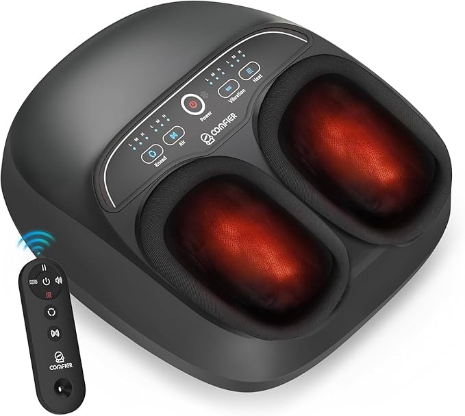 COMFIER Shiatsu Foot Massager Machine with Heat