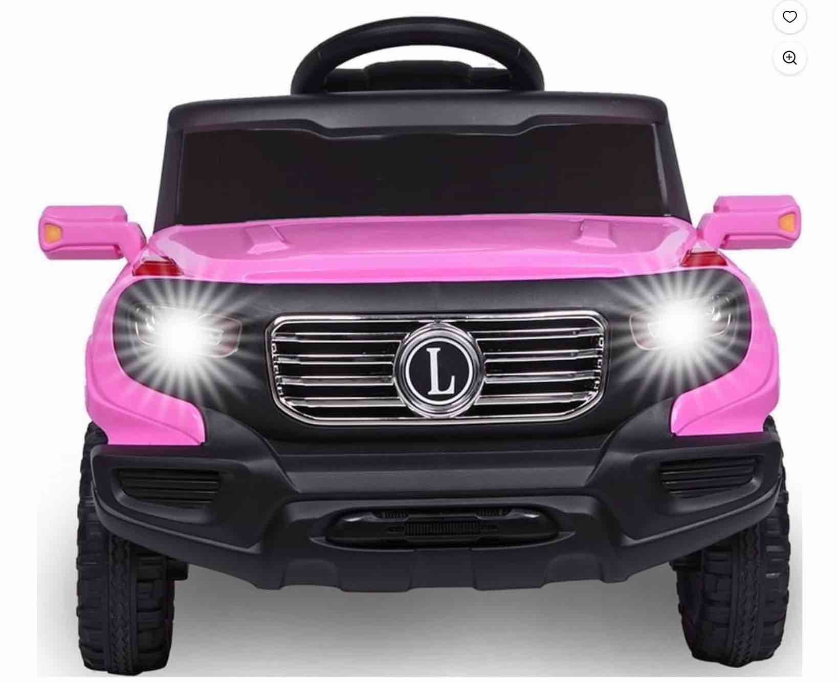 Ktaxon 6V Kids Ride On Car, Powered Electric Car Toys w/Parent Remote Control for Boys Girls, Pink