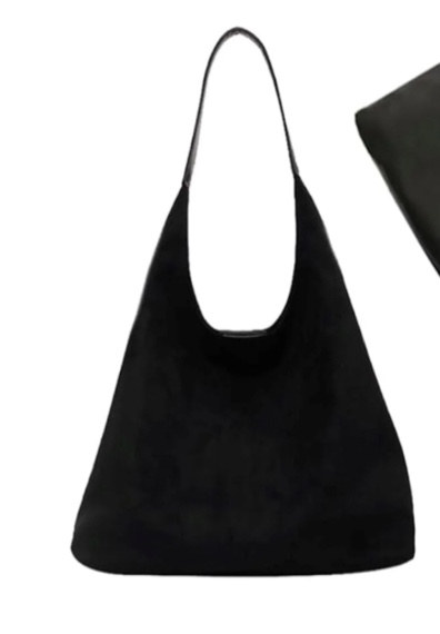 Gocvo Purses and Handbags for Women  Slouchy Bag with Retro Faux | Black