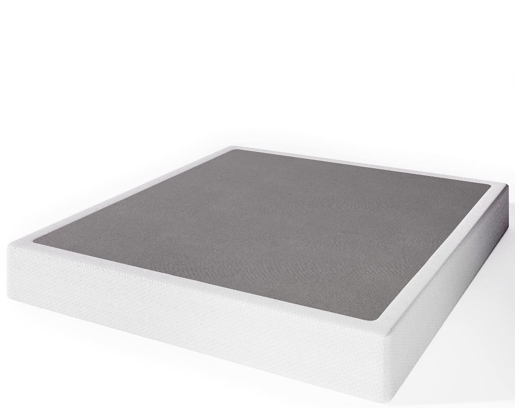 ULIESC 9 inch Queen Metal Box Spring, Sturdy Mattress Foundation, Fabric Cover Included, Easy Assembly