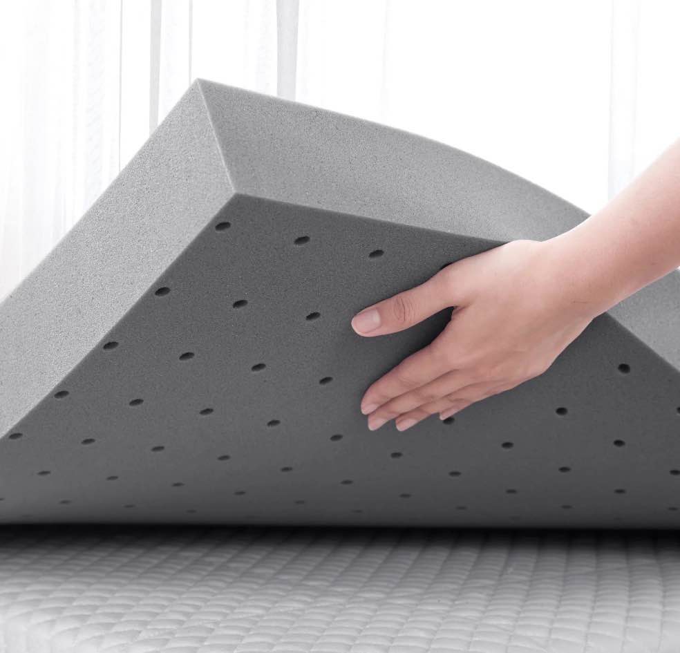 bdeus 2 inch mattress topper, cooling gel memory foam mattress topper, bed topper, soft, twin size