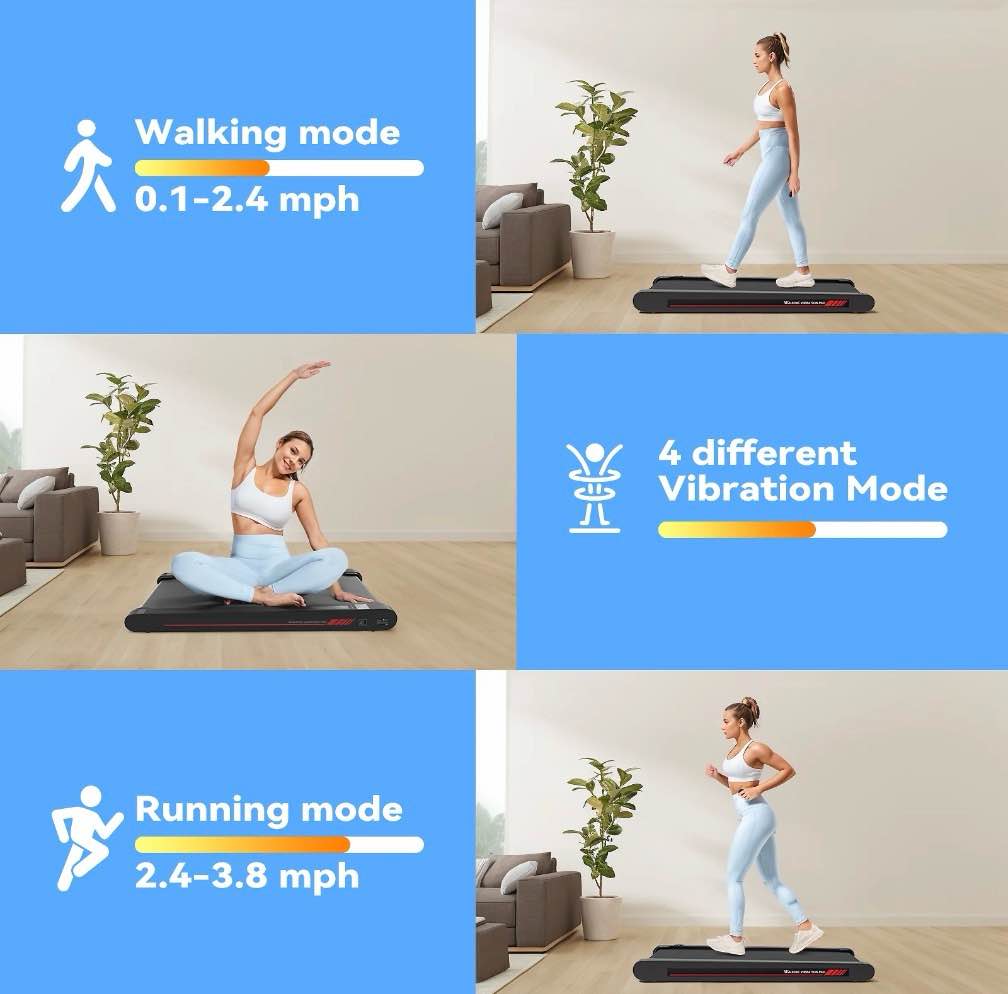 Condition photo showing Good Condition for Sperax Walking Pad Treadmill with APP,3 in 1 Portable Under Desk Treadmill Fitness,Walking Vibration Workout Pad with Remote Control