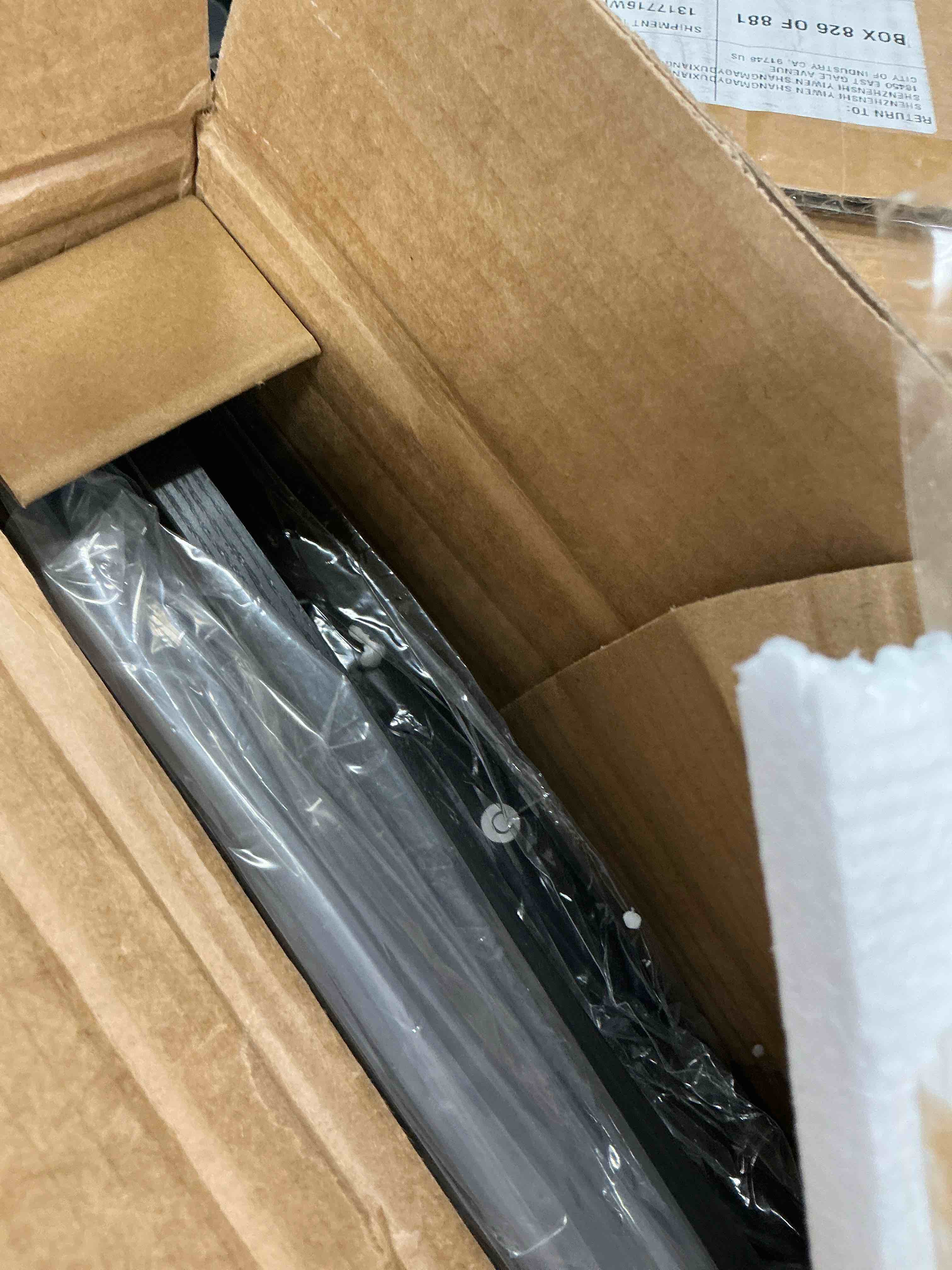 Condition photo showing New/Like New for ZUNMOS 5 Drawer Fabric Dressers for Bedroom, Chest of Drawer Organizer Storage Cabinet for Closet, Entryway, Black