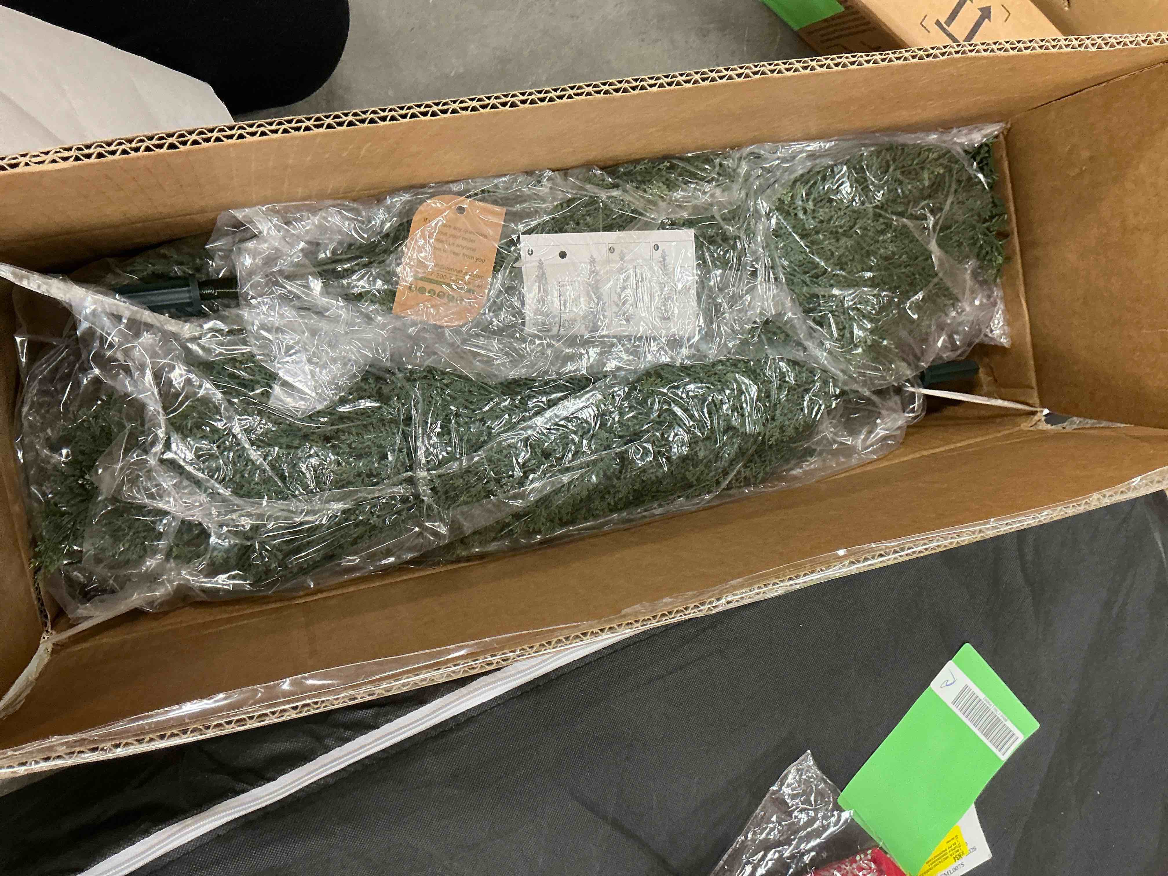 Condition photo showing New/Like New for Artificial Cedar Tree 2 Pack 3 ft Outdoor Artificial Topiary Cedar Plants Fake Tree UV Rated Potted Plants for Porch Decor Faux Pine Tree for Perfect Housewarming Gift