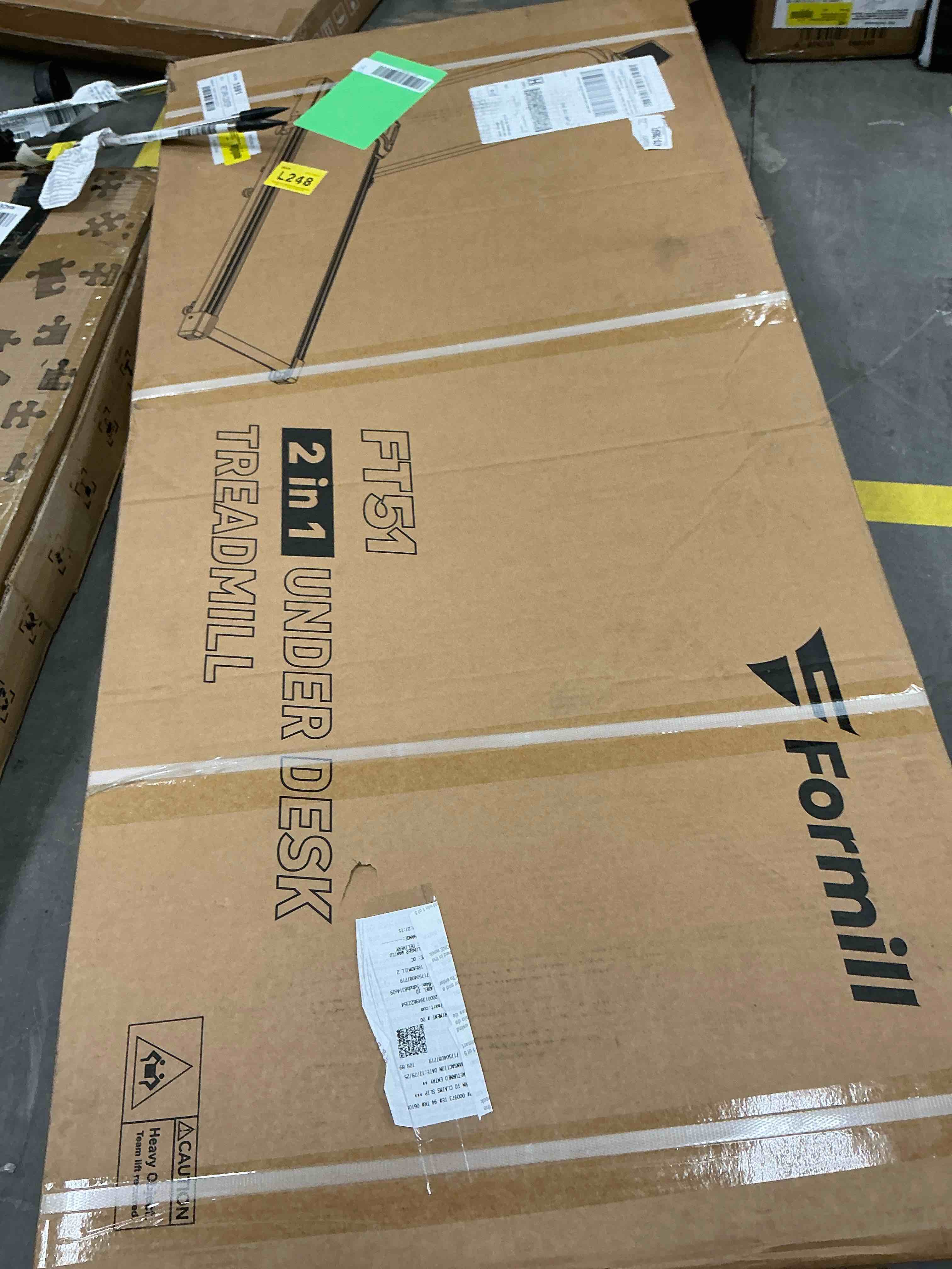 Condition photo showing New/Like New for Treadmill 2 in 1 for Home/Office,Patbrela 300 Lbs Walking Pad Treadmill with HandleBar,Under Desk Treadmill with Mat, Touch Control,LED Display & Remote Control