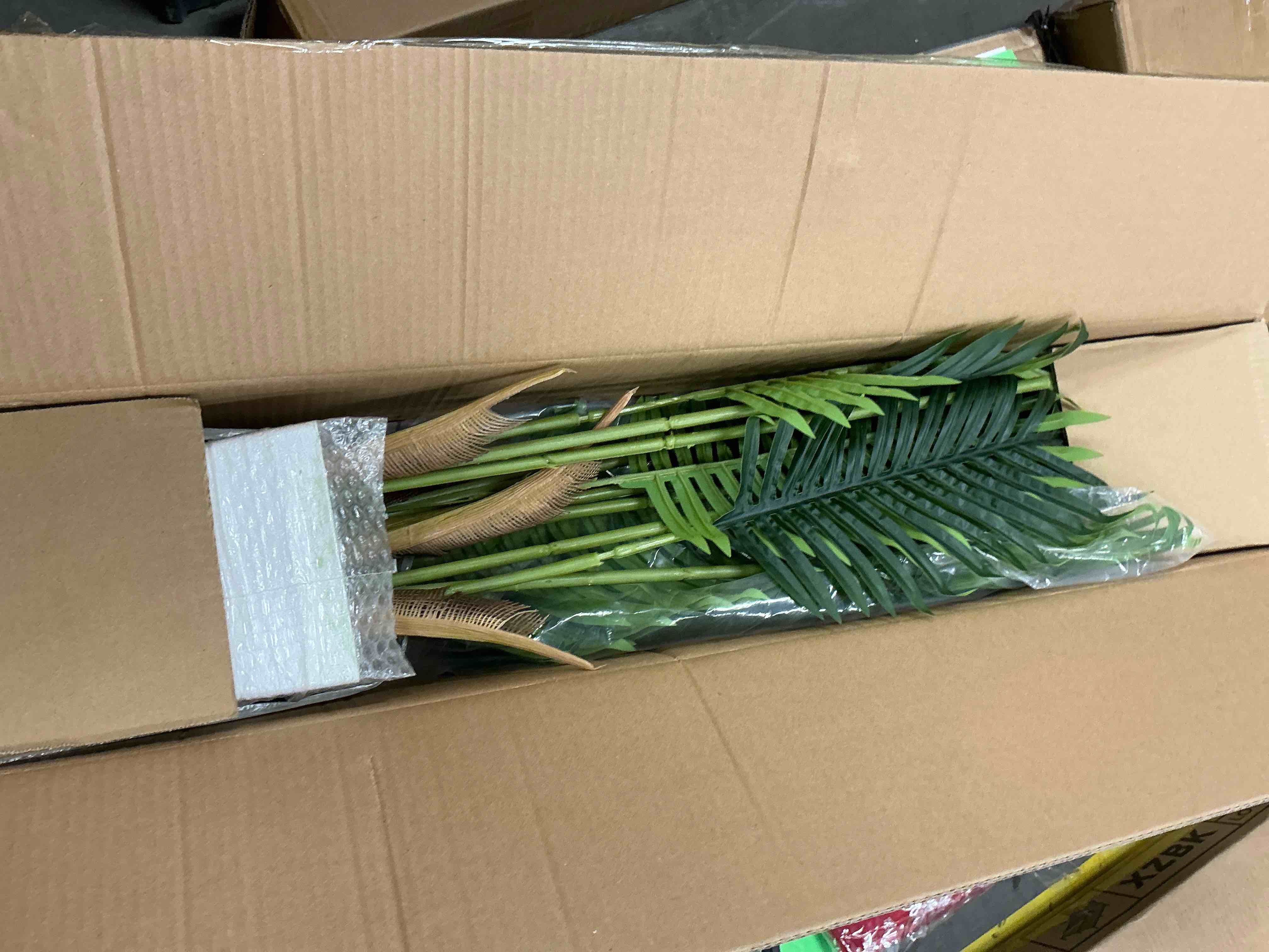 Condition photo showing New/Like New for Alupssuc 3ft Artificial Palm Tree, Pre Potted Faux Greenry Tree for Home Decor Indoor Outdoor, Tall Silk Fake Plant with Natural Trunk and Lifelike Leaves