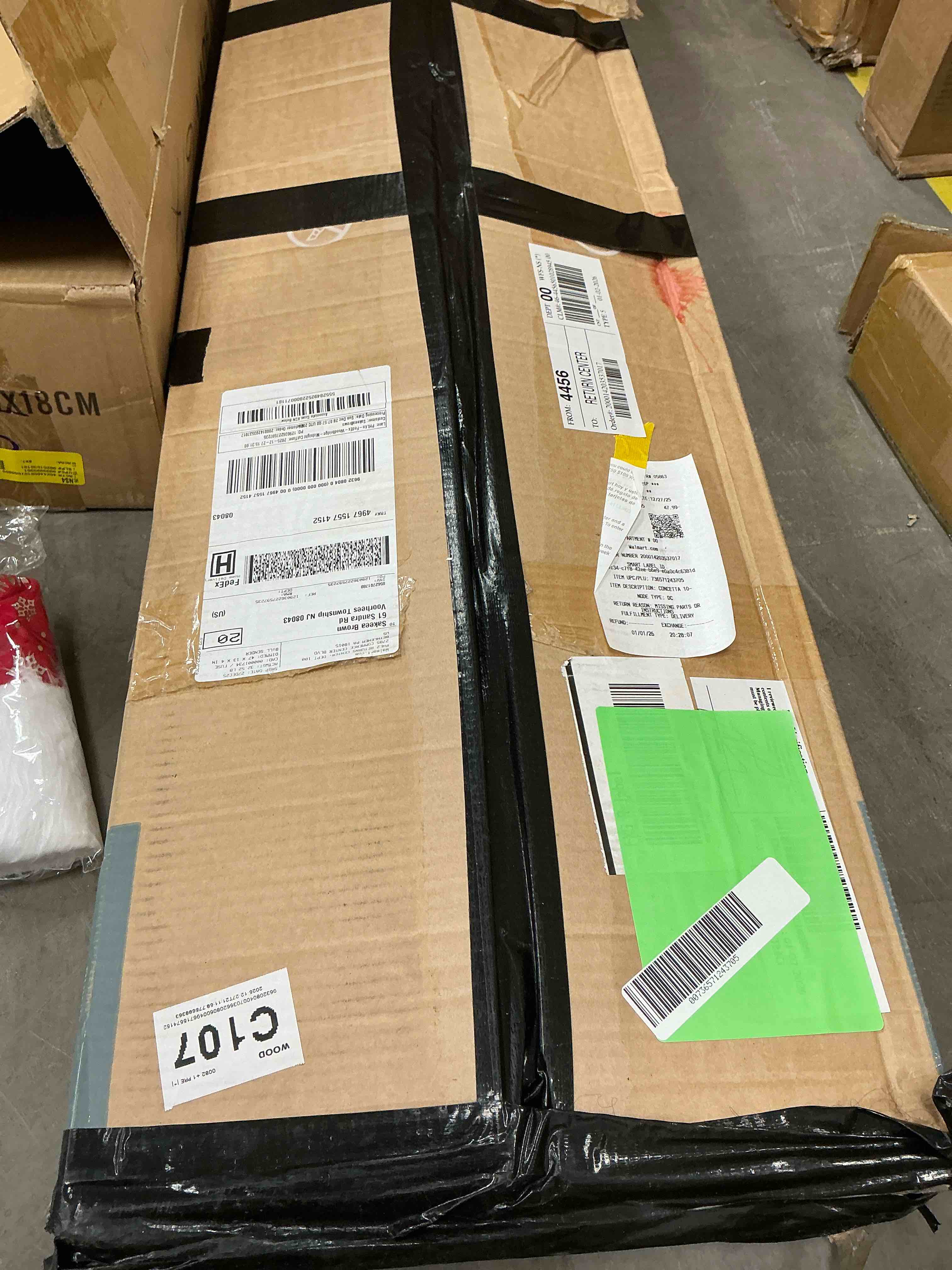 Condition photo showing Good Condition for CONCETTA 10-Drawer Fabric Dresser Storage Chest for Bedroom, Closet, Entryway, Storage Furniture for Adults, Black