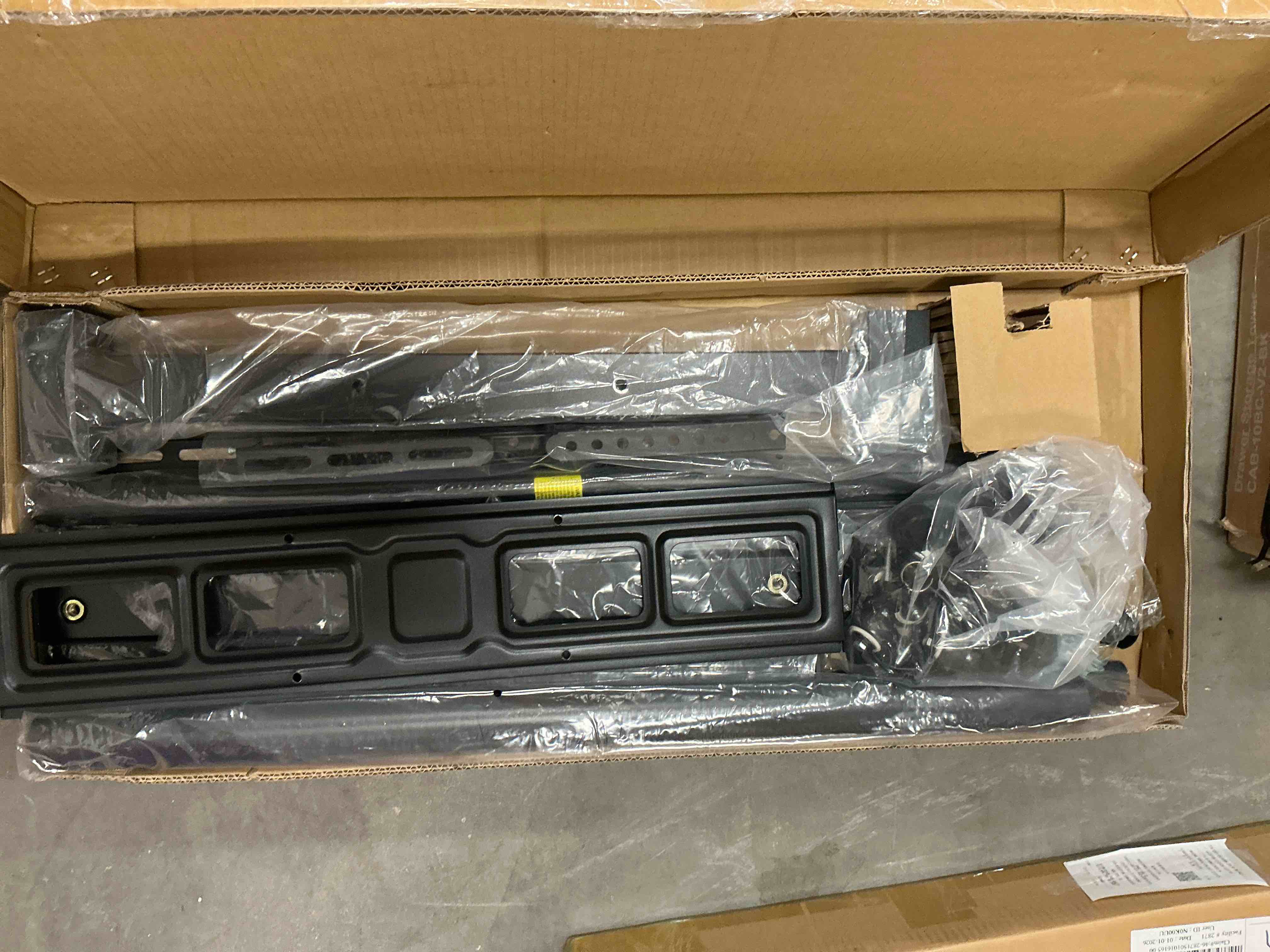 Condition photo showing New/Like New for Modern Rolling TV Stand with Metal Shelf for 32-82 Inch TVs  Height Adjustable Mobile TV Cart with Swivel Tilt  Max 600x400mm  Holds up to 110 lbs