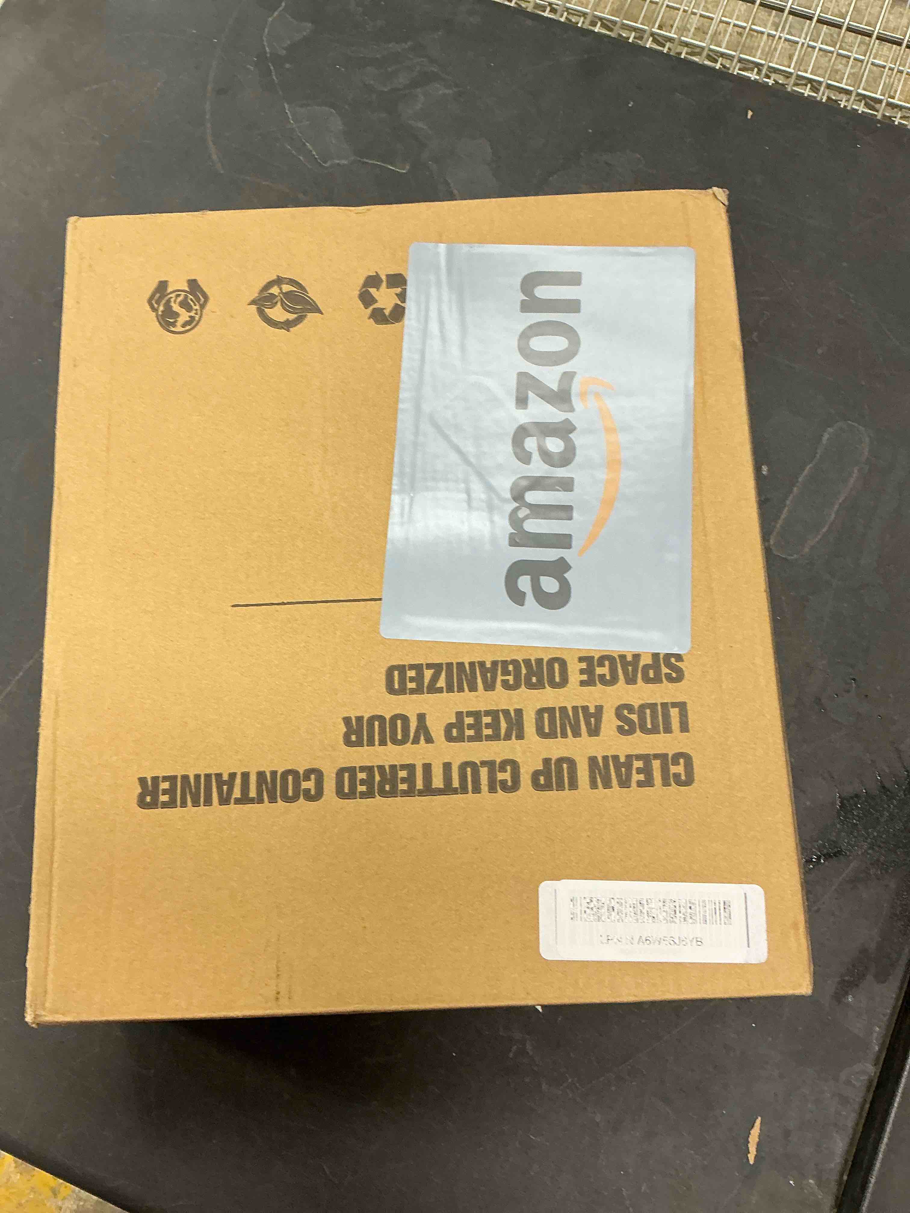 Condition photo showing Good Condition for Expandable Bamboo Lid Organizers Inside Cabinet, Kitchen Cabinet Organizers with 3 Adjustable Dividers, Storage Plastic Lids, Food Container Lid Holder Organizer for Drawer Pantry, Nature