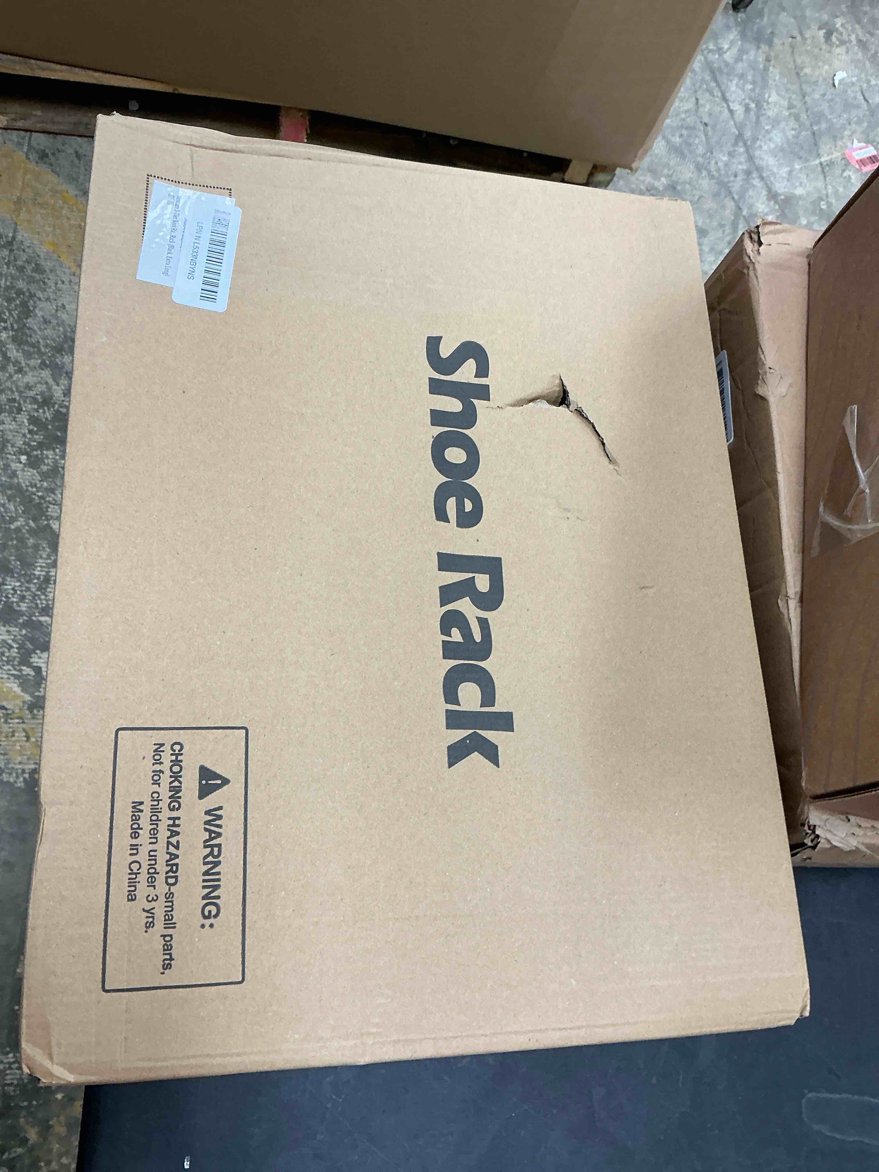 Condition photo showing New/Like New for Tall Boot Rack, Long Boot Rack Organiser, Tall Boots with Shoe Rack for Closet, 3-Tier Shoe Shelf Storage Organiser for Entryway Black Extra Long