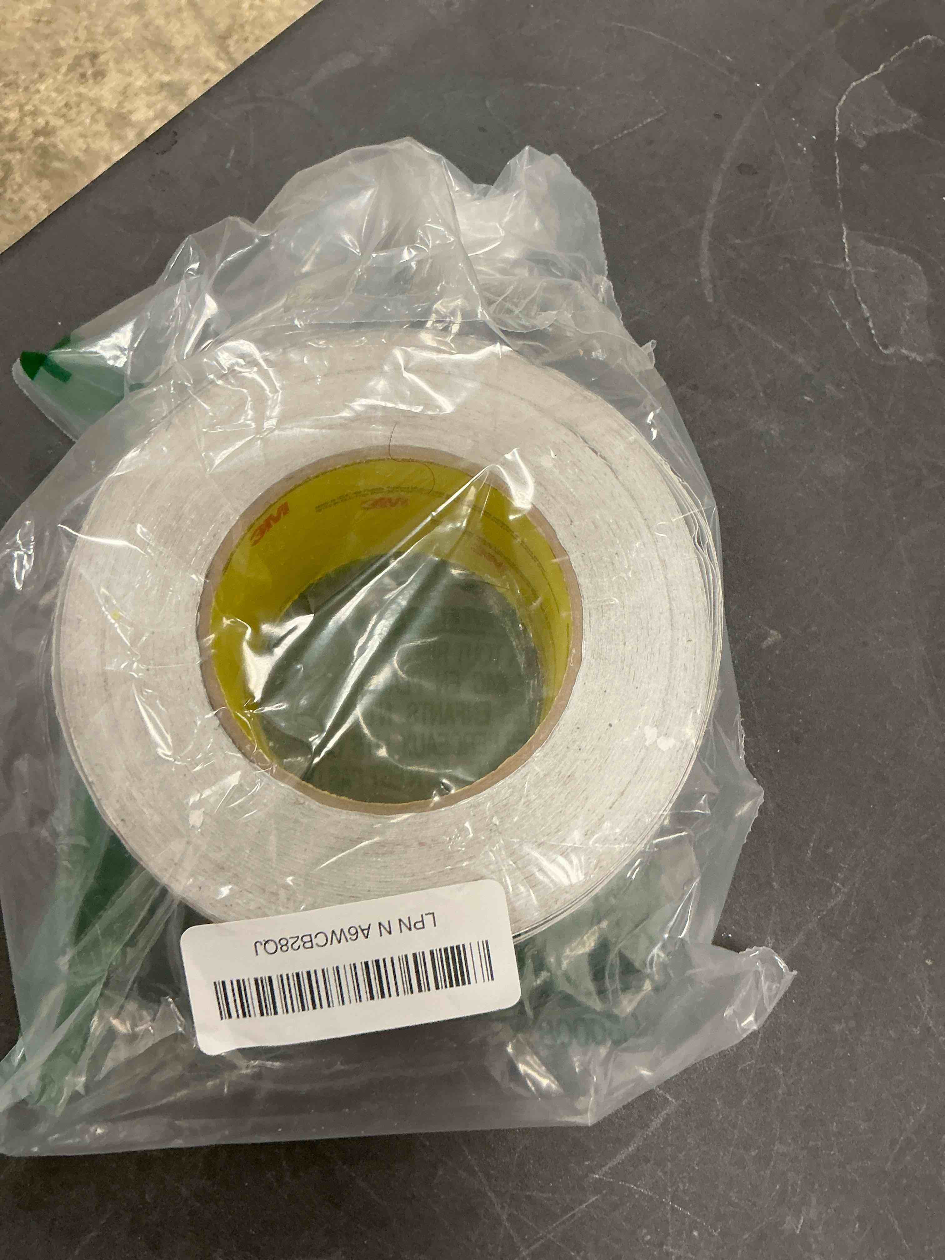 Condition photo showing Good Condition for 3M Aluminum Foil Tape 3340, 2.5" x 50 yd, 4.0 mil, Silver, HVAC, Sealing and Patching Hot and Cold Air Ducts, Fiberglass Duct Board, Insulation, Metal Repair Silver 2.5" x 50 YD