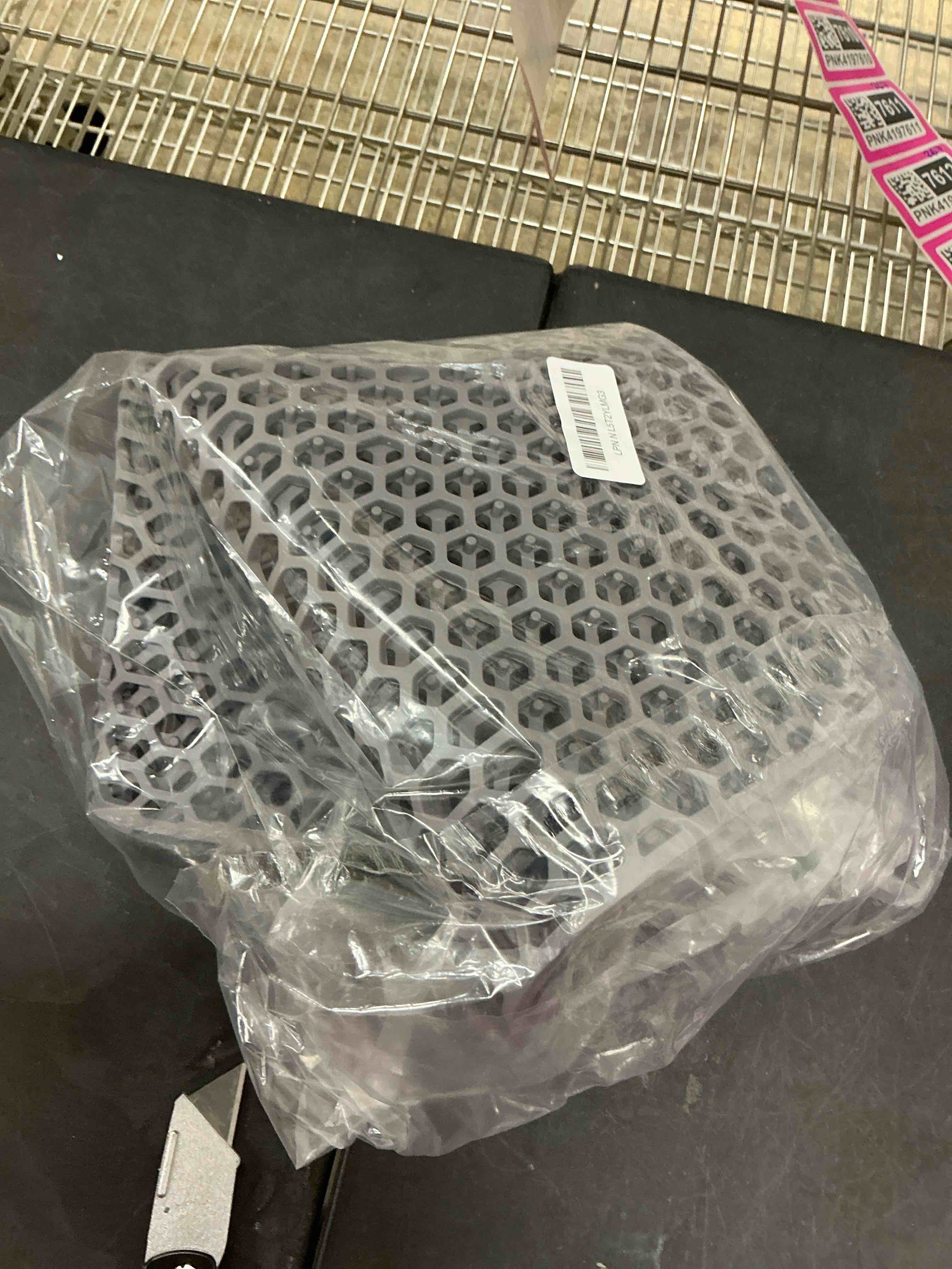 Condition photo showing Good Condition for Silicone Sink Protectors for Kitchen Sink - 12" x 11" Kitchen Grid Accessory, Non-Slip Heat-Resistant Mat for Bottom of Porcelain Stainless Steel, Dishwasher Safe (Black) 12''x 11'' Center Drain Black(1 Pack)