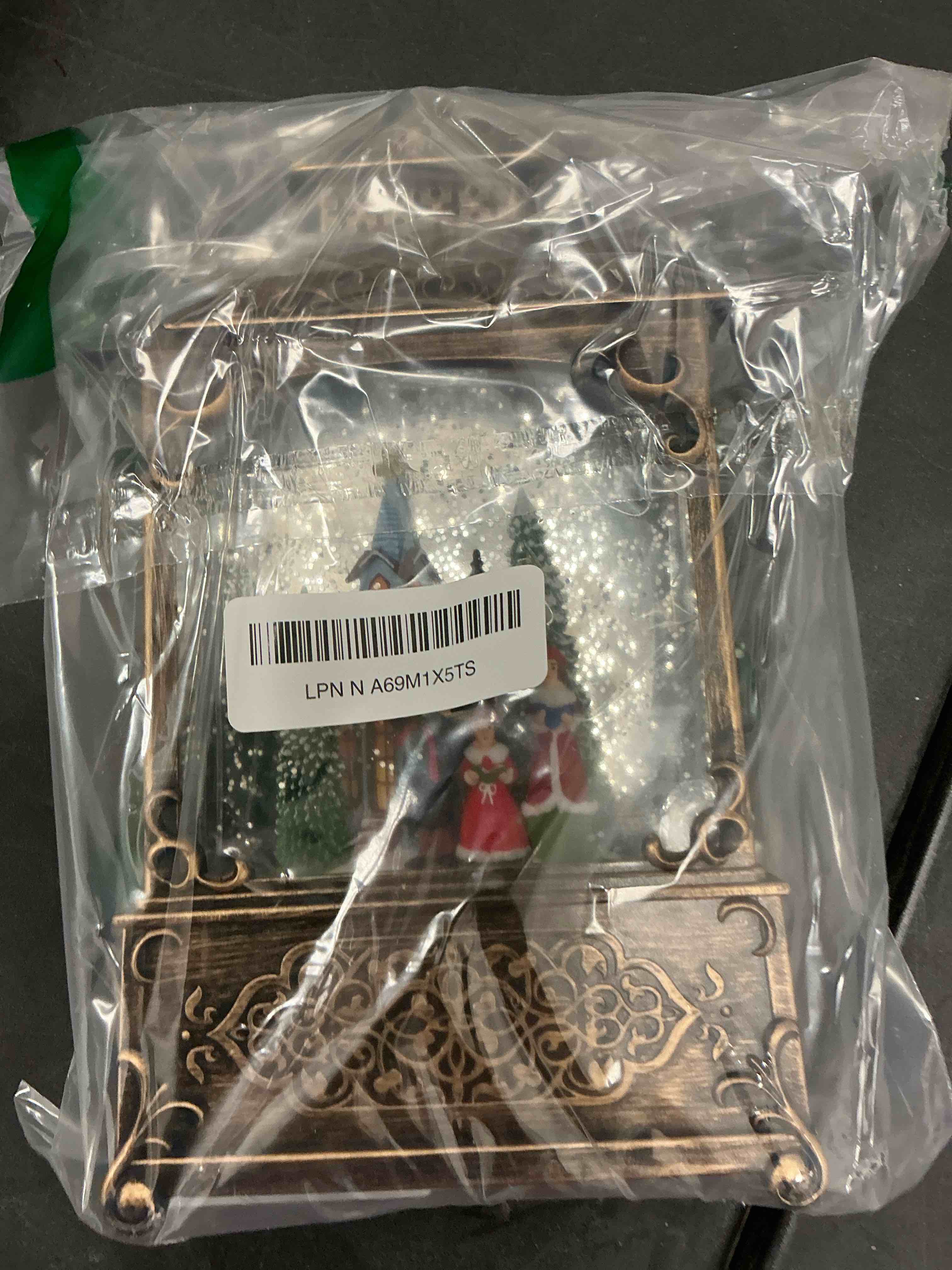 Condition photo showing Good Condition for Snow Globe with Church Choir Scene, Light Up Christmas Snow Globes with Music Timer - USB Plug or Battery Operated Glitter Globe Indoor Christmas Decorations