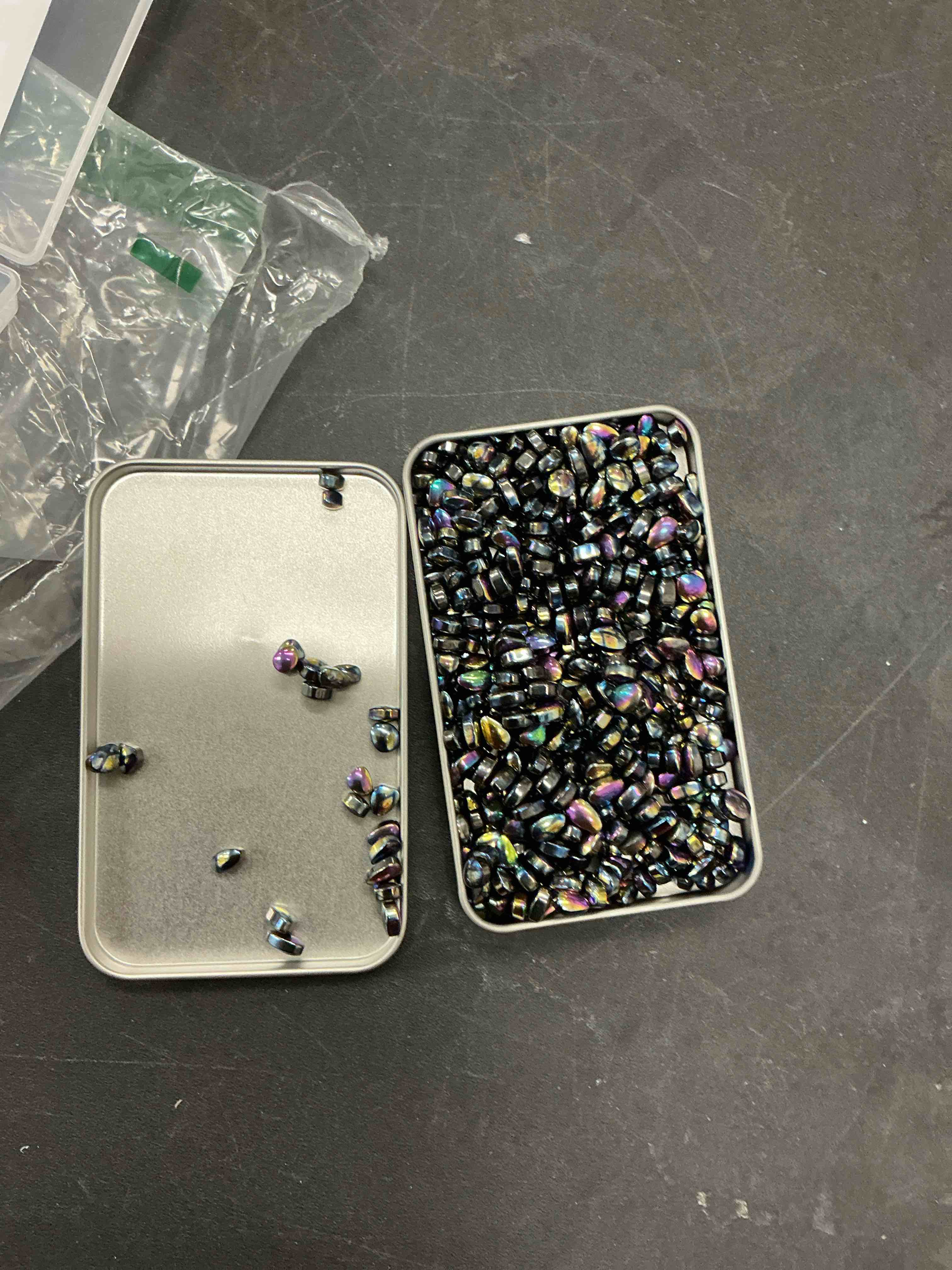 Condition photo showing New/Like New for Valentines Day Gifts for Him Teen Boy, 500pc Magnetic Fidget Toy for Adult Men Sensory Autism ADHD Office Desk Stress Anxiety Magnet Beads Balls Stones Cool Gadget for Teen Girl Easter Basket Stuffer Multicolored 500pc