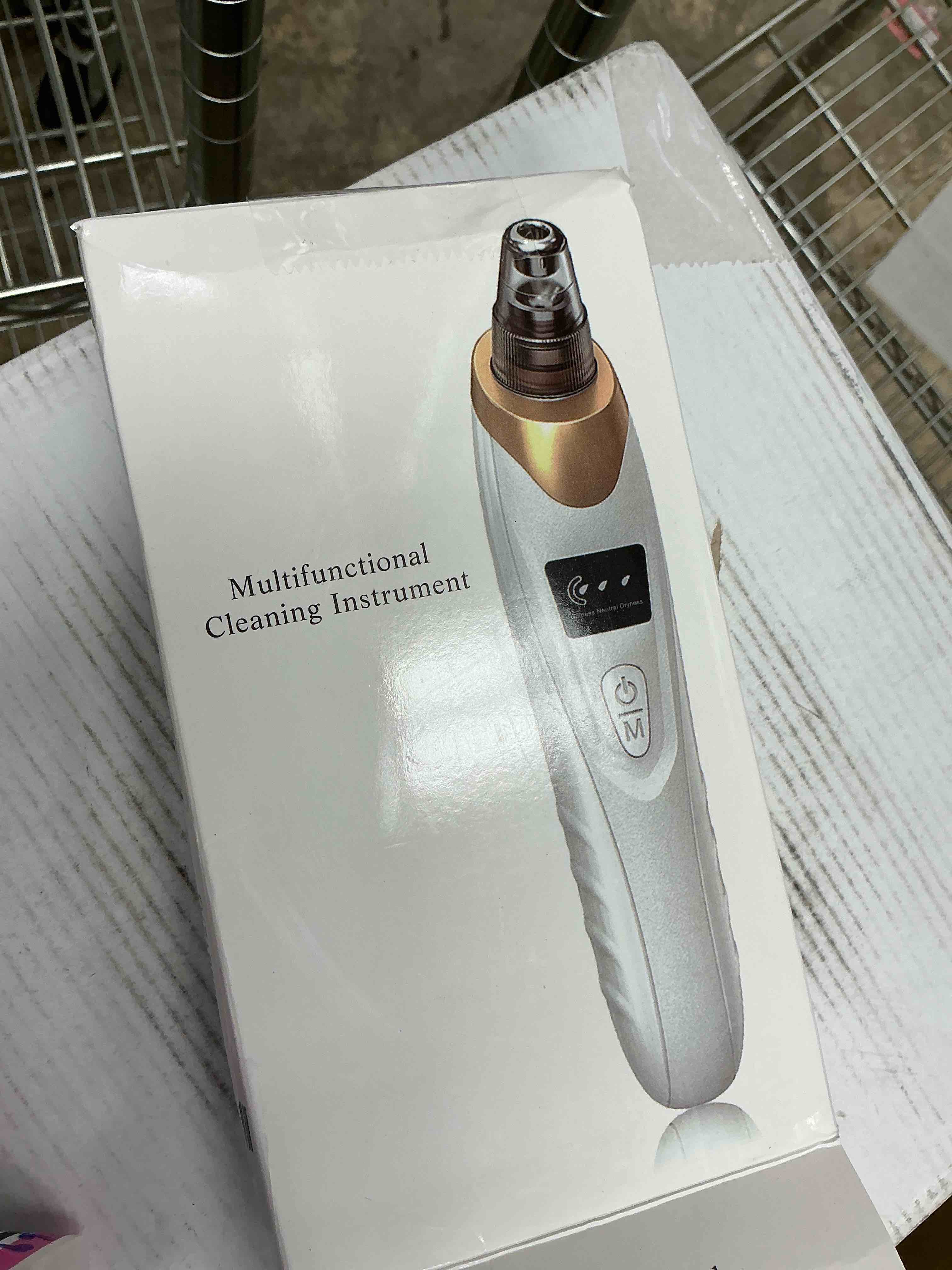 Condition photo showing Good Condition for Blackhead Remover Vacuum - Professional Blackhead Extractor for Face with 3 Adjustable Suction Levels, USB Rechargeable Pore Cleaner, and 5 Interchangeable Probes (White)