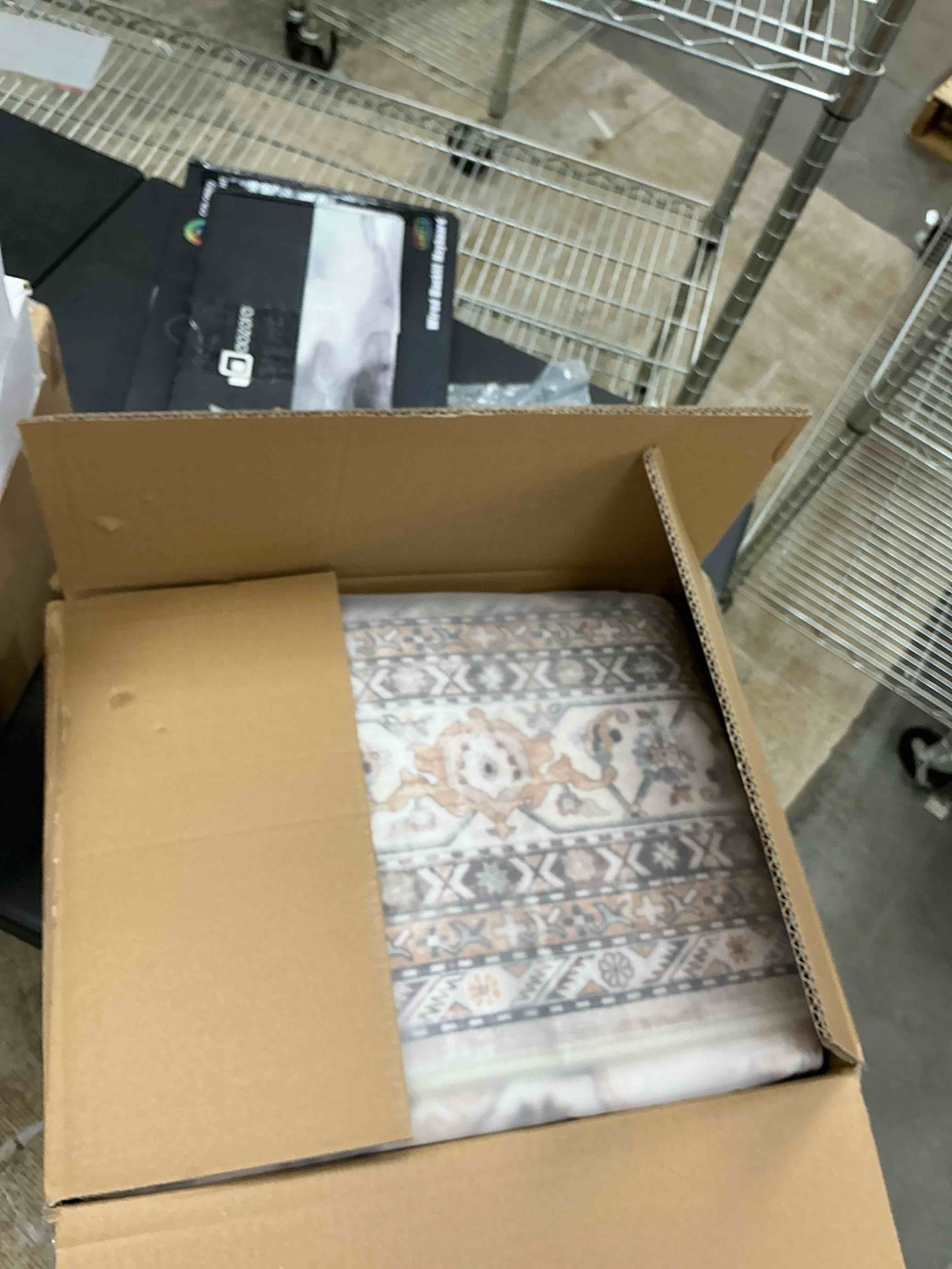 Condition photo showing New/Like New for Vintage Living Room Area Rug 5x7 - Large Soft Washable Oriental Traditional Distressed Farmhouse Rugs for Bedroom - Indoor Floor Accent Carpet for Home Office House Decor - Beige Beige 5' x 7' (Rectangular)
