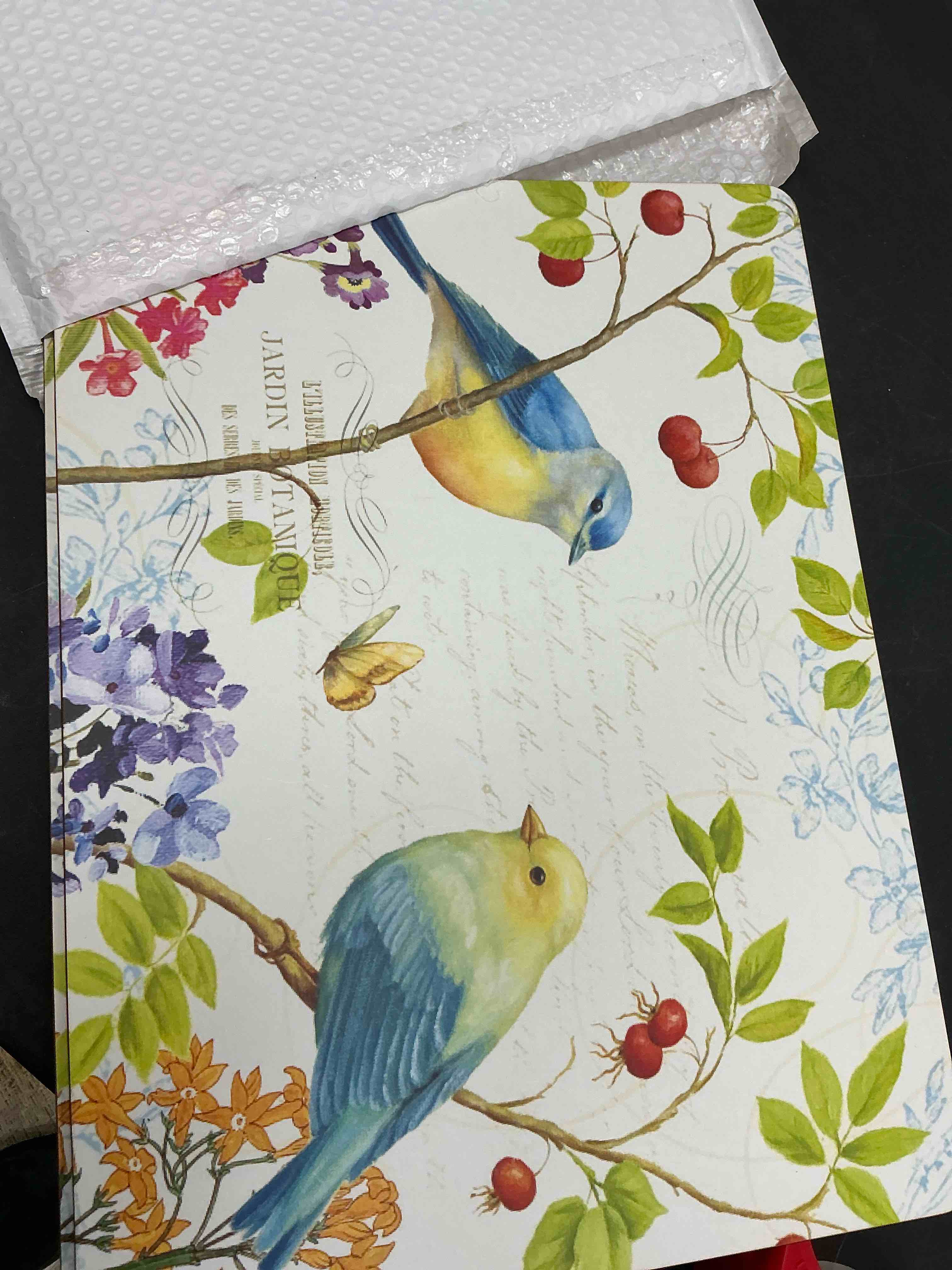 Condition photo showing New/Like New for Rural Restaurant Favors Decor Cork Coaster Lovely Cute Bird Placemat Dining Table Mats 2PCS - 40 x 30 cm (15.7 X 11.8 Inch)