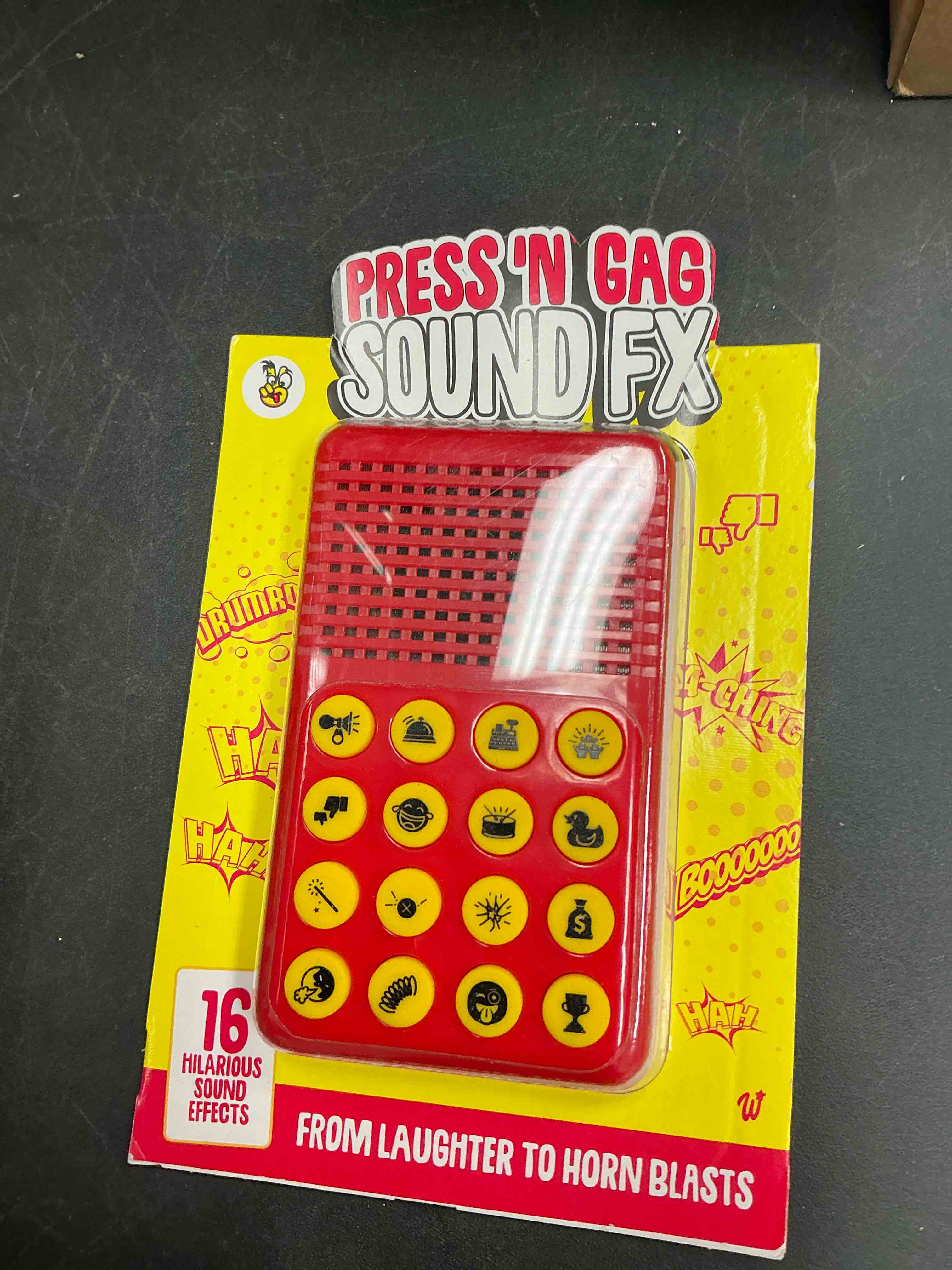 Condition photo showing New/Like New for KNUCKLHEAD Sound Effects Machine - 16 Hilarious Sounds - Stocking Stuffer - Boys Prank Gifts for Kids- 6 7 8 9 10 Year Old Boy Gifts - Fun Boys Toys for Ages 8-13 - Cool Gadgets for Teens Gift