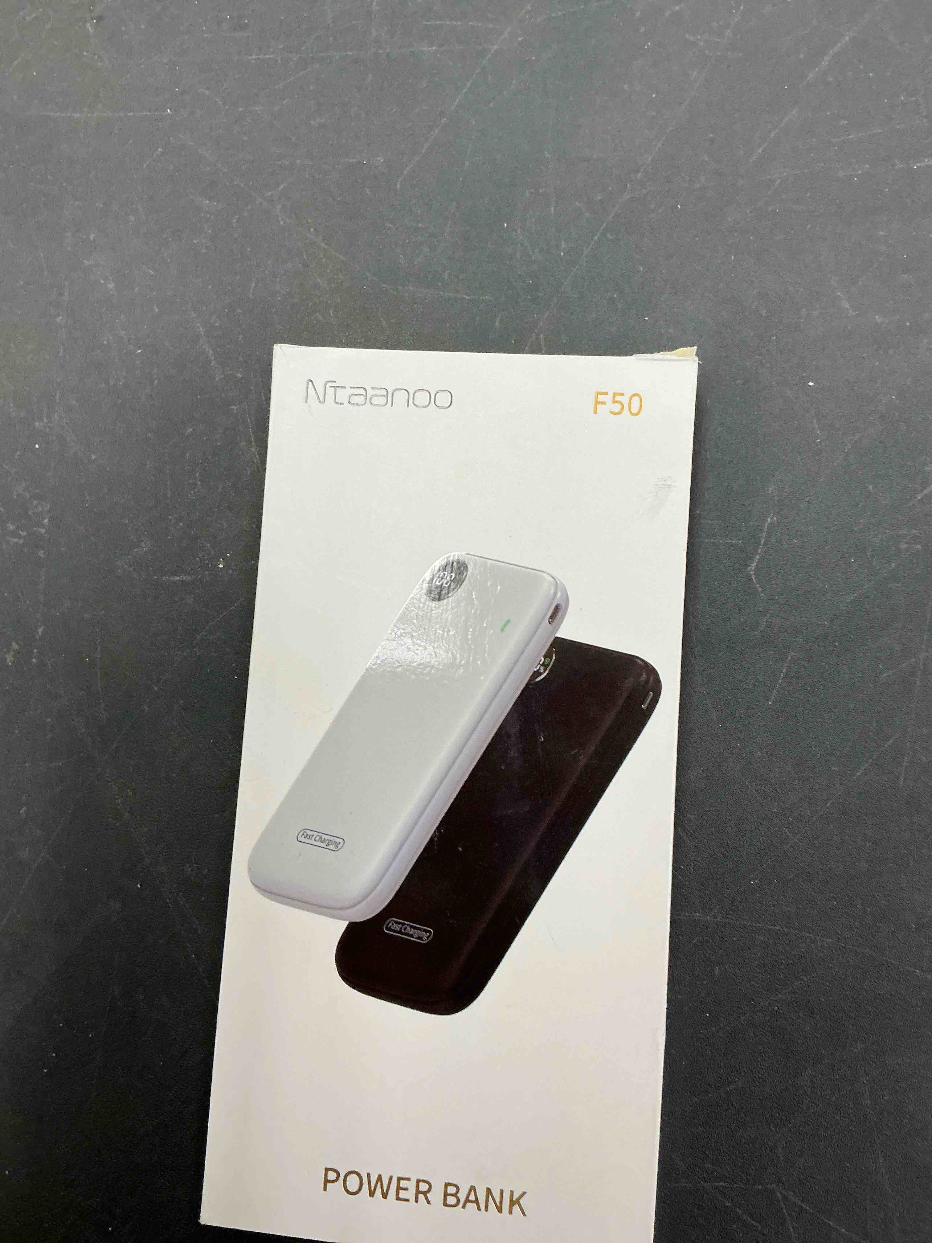 Condition photo showing New/Like New for Powerbank Fast Charging Max 12V/4.5A, Ultra Slim Portable Charger USB C 10000mah, Travel Power Bank for iPhone 11 12 13 14 15 16 17 Samsung Android, DC Lightweight Battery Pack Phone Charger, Black