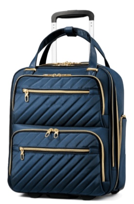 YOETEY Underseat Carry on Luggage - Softside Lightweight Suitcase with Wheels for Adult Trip 16 inch