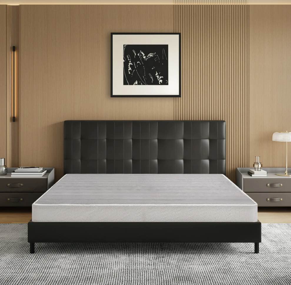 EGOHOME 5 inch Queen Size Metal Box Spring, Easy Assembly Mattress Foundation