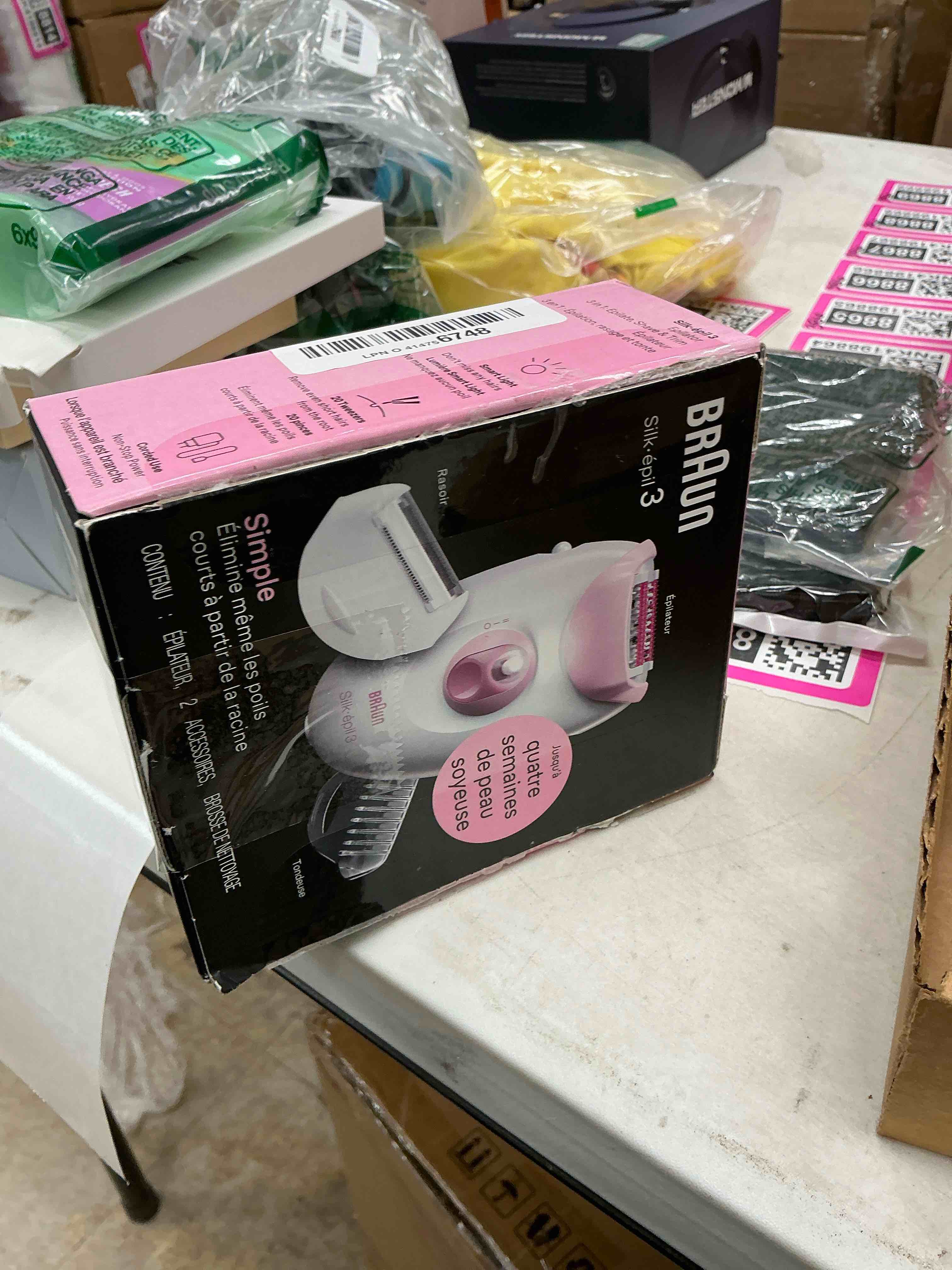 Braun Epilator Silk-epil 3 3-270, Hair Removal Device, Epilator for Women, Shaver & Trimmer, Hair Re