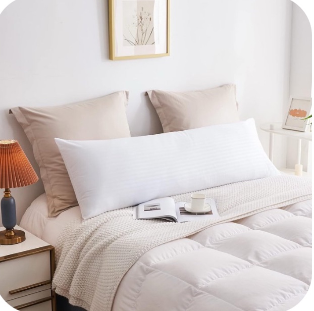 Yalamila Body Pillow Insert for Side Sleeper, 20"x54"