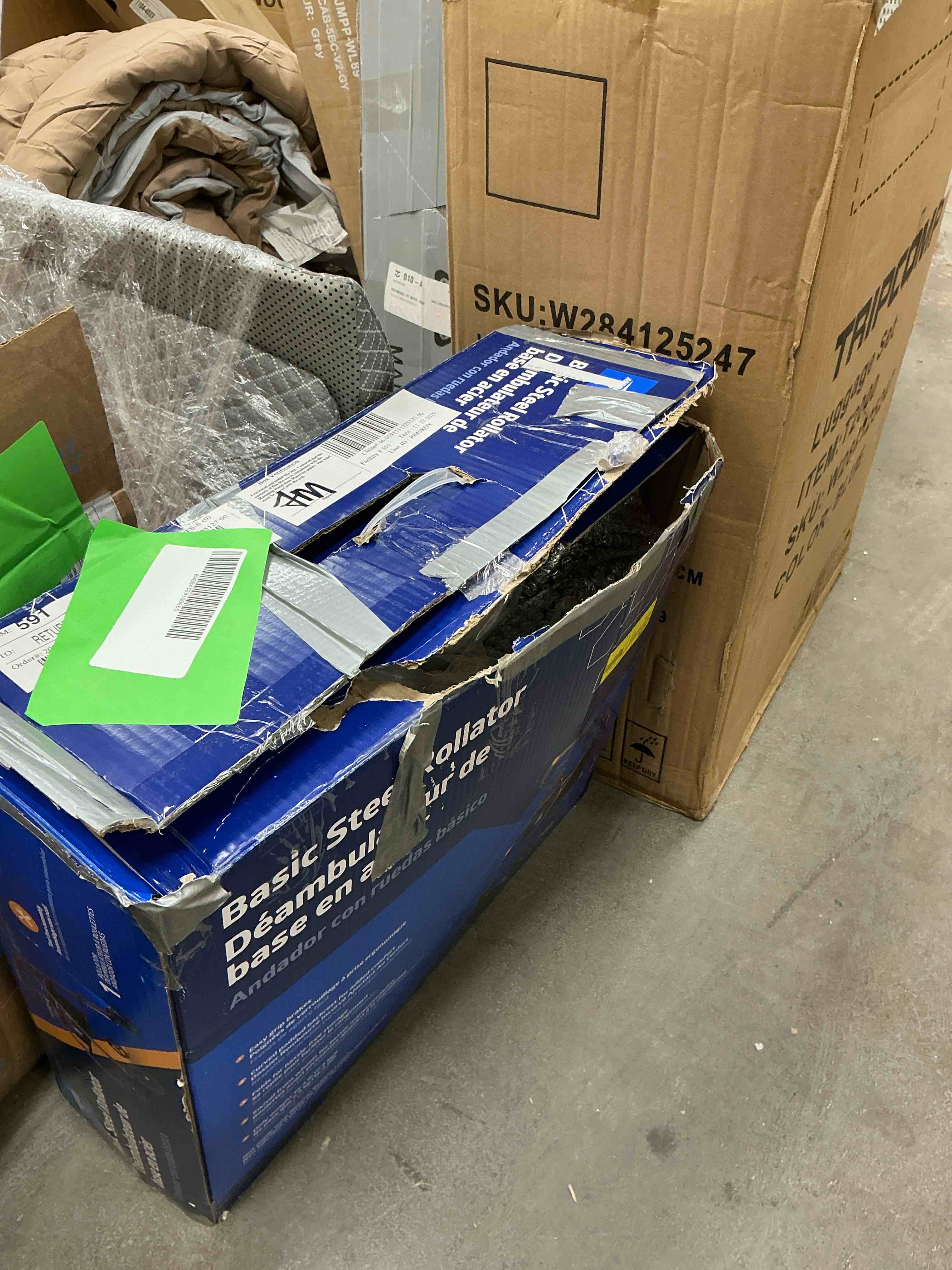 Condition photo showing Good Condition for Medline Steel Rollator Walker  Folding Rolling Walker  6  Wheels  350lb Weight Capacity  Burgundy Red Frame