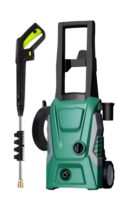 OHHANI Electric Pressure Washer with 32 ft Hose, 2030 PSI Max 2.4 GPM 220V with Foam Cannon 4 Nozzles for Cleaning Cars Patios Driveways Fences Pools