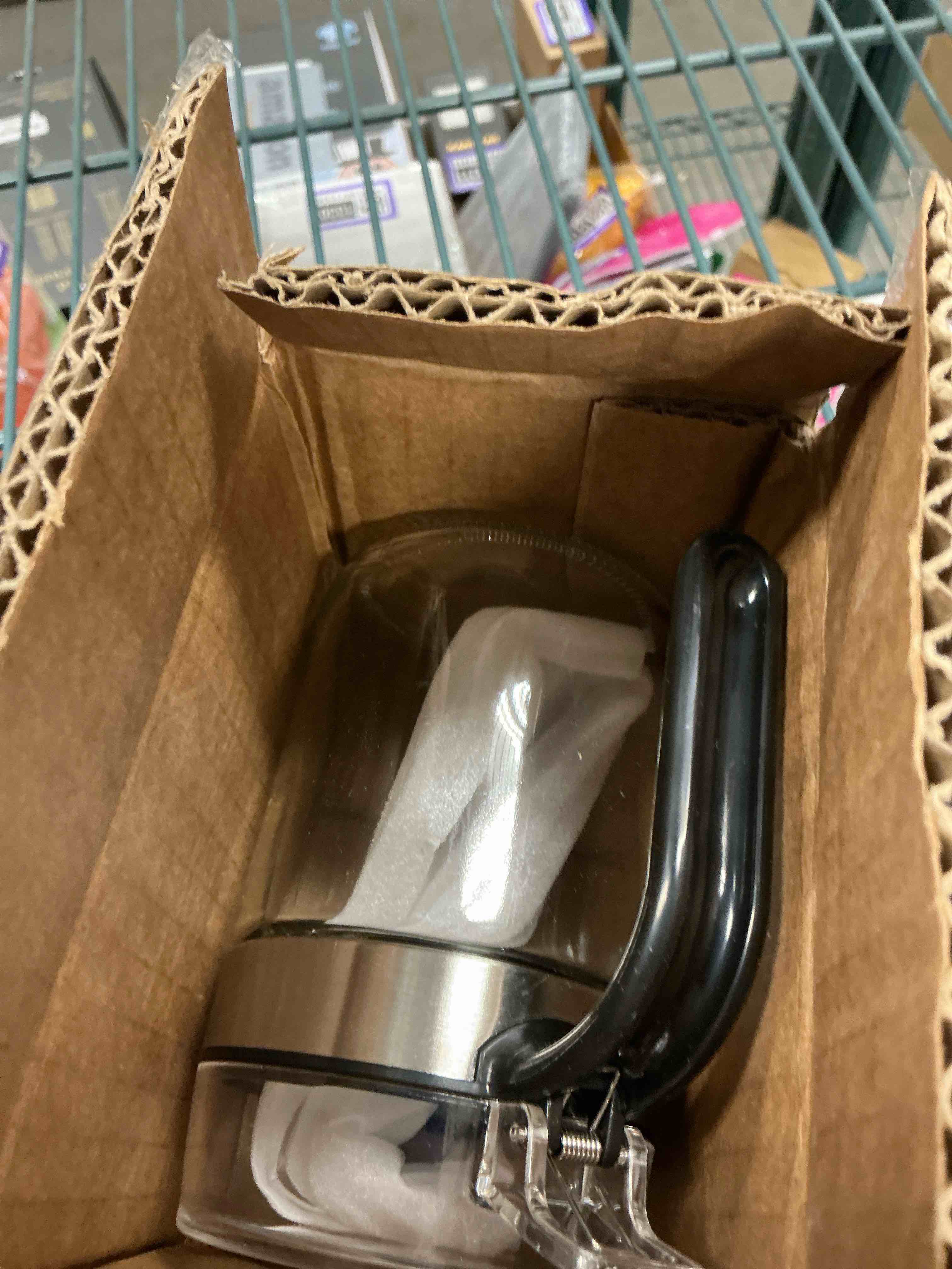 Condition photo showing Good Condition for EIKS Glass Condiment Pot with Spoon, Seasoning Jar Container for Storing Serving Sugar Spice Salt Seasoning in Home Kitchen Restaurant
