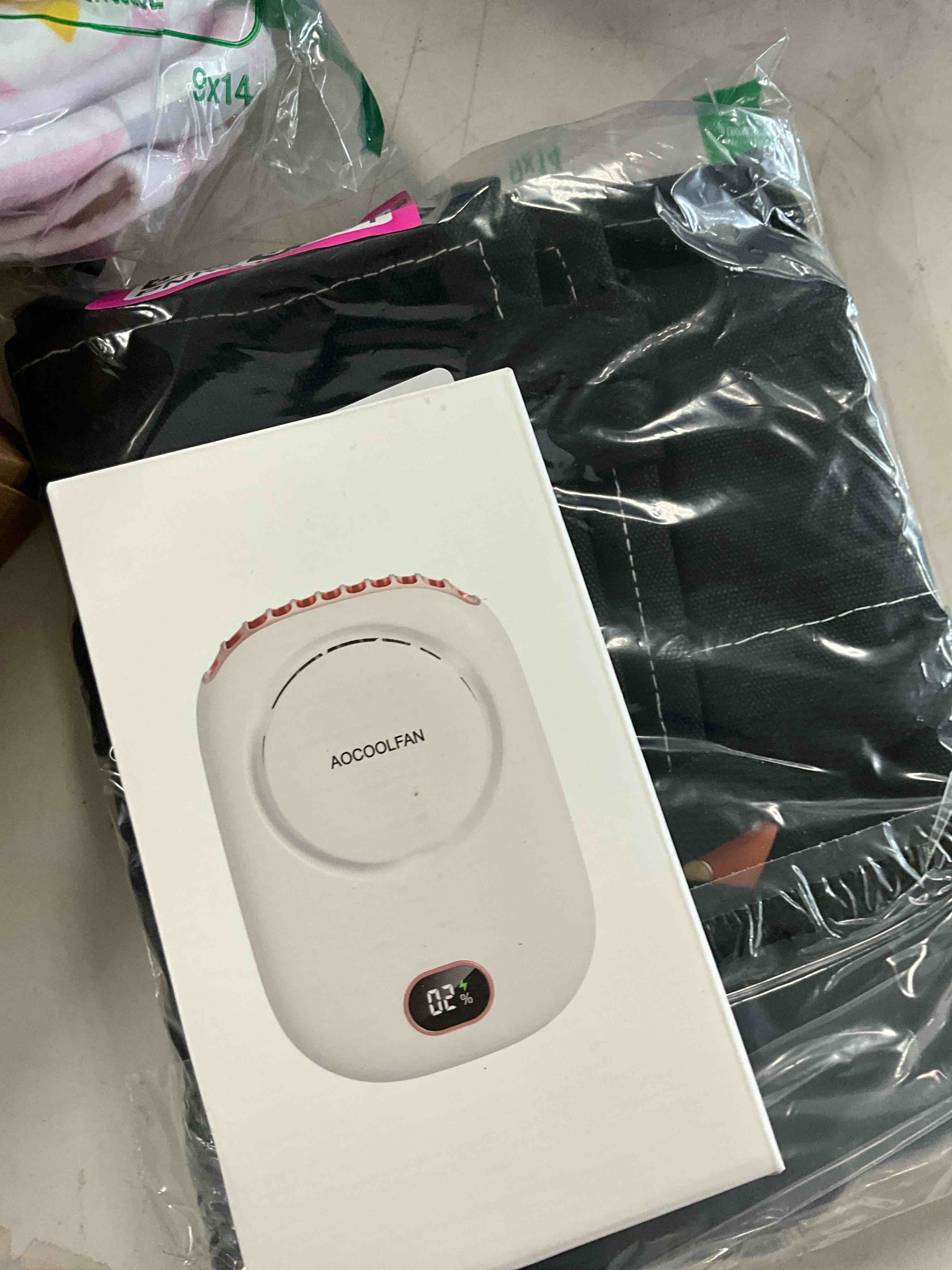 Condition photo showing Good Condition for Portable Neck Fan, Mini Small Personal Handheld Fan USB Rechargeable 3 Speed for Girls Boys Woman Eyelash Travel Home Office Outdoor (White)