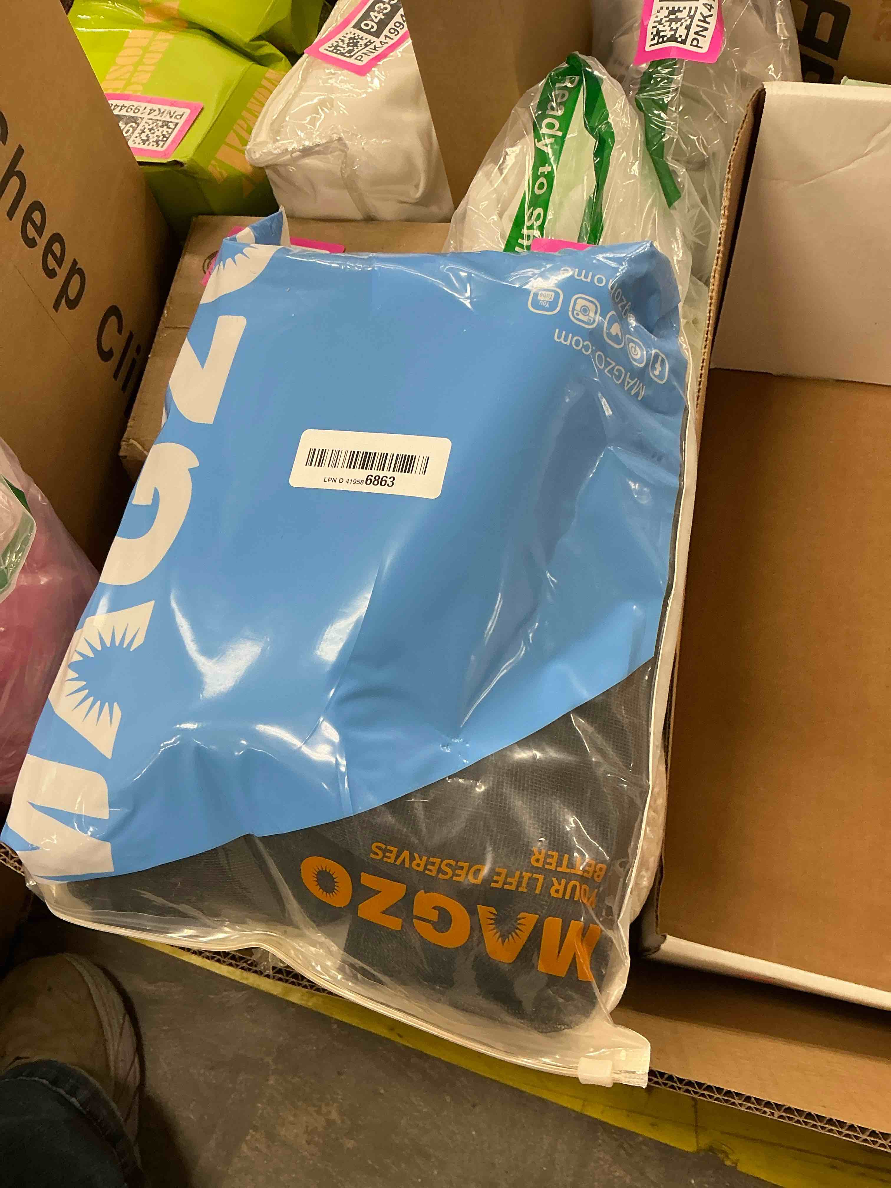 Condition photo showing Good Condition for MAGZO Magnetic Screen Door Fit Door Size 40 x 96 Inch, Screen Size 42" x 97" Fiberglass Mesh with Full Frame Hook & Loop Heavy Duty-Black Black Fit Door Size 40 x 96 Inch