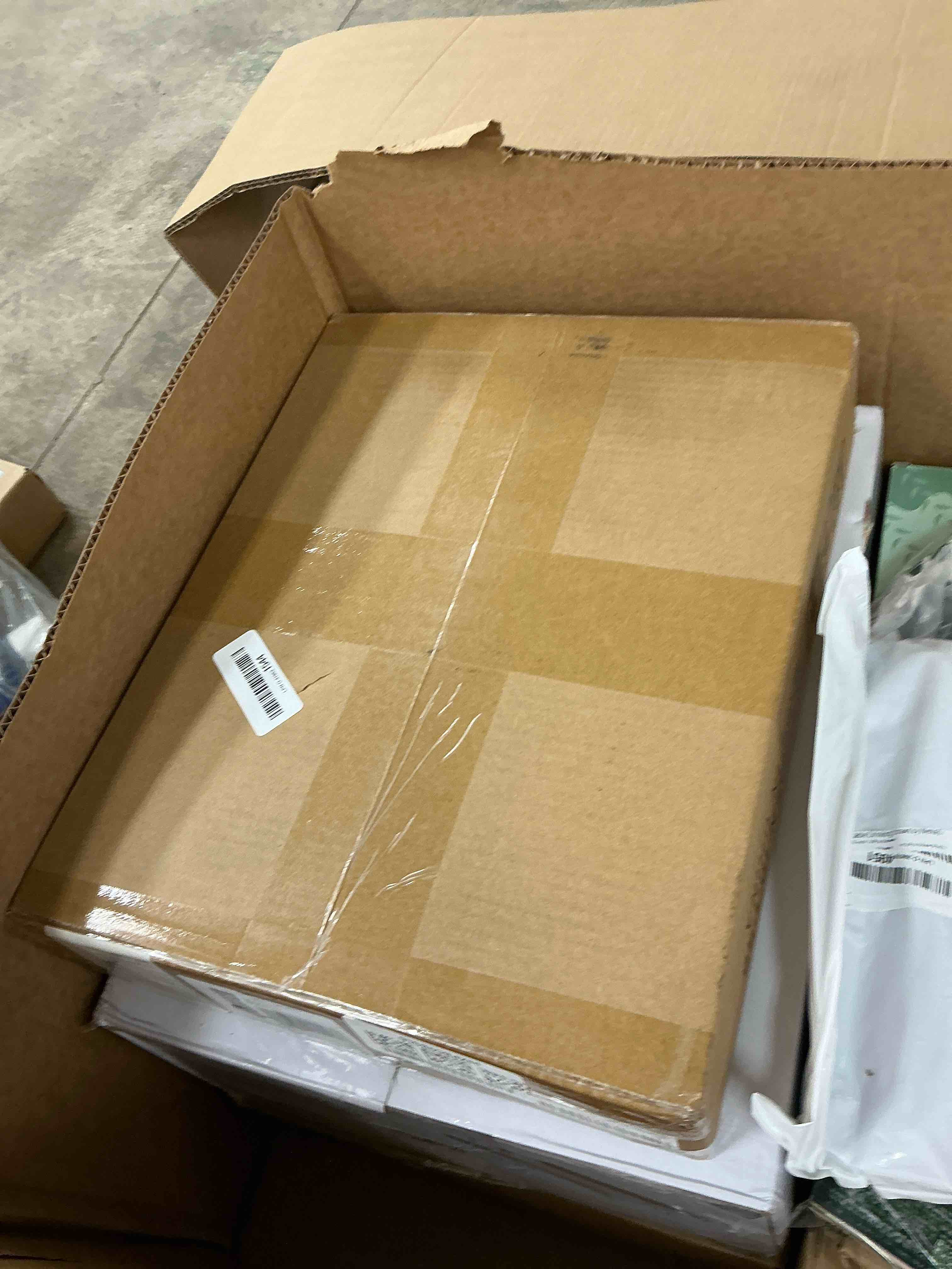 Condition photo showing New/Like New for Furologee End Table with Storage Shelf and Fabric Drawer, 2 Tiers Industrial Nightstand, Bedside Table Organizer for Living Room Bedroom, Rustic Brown, Easy Assembly Rustic Brown 1