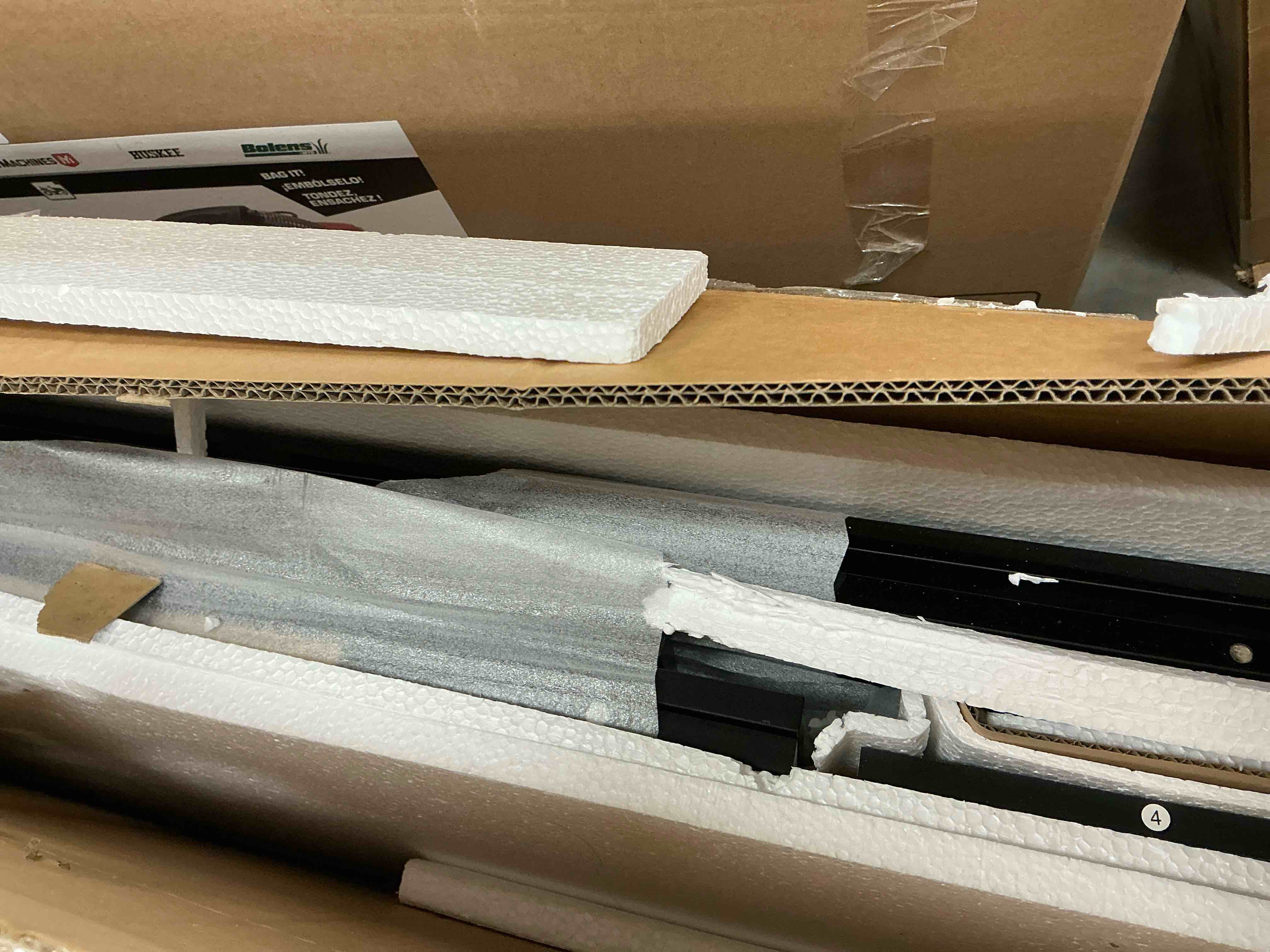 Condition photo showing Good Condition for PAPROOS TV Stand for TVs up to 70", High Gloss TV Cabinet with LED Light, Modern TV Console Table with Storage Drawers, Media Television Stand Entertainment Center, Black