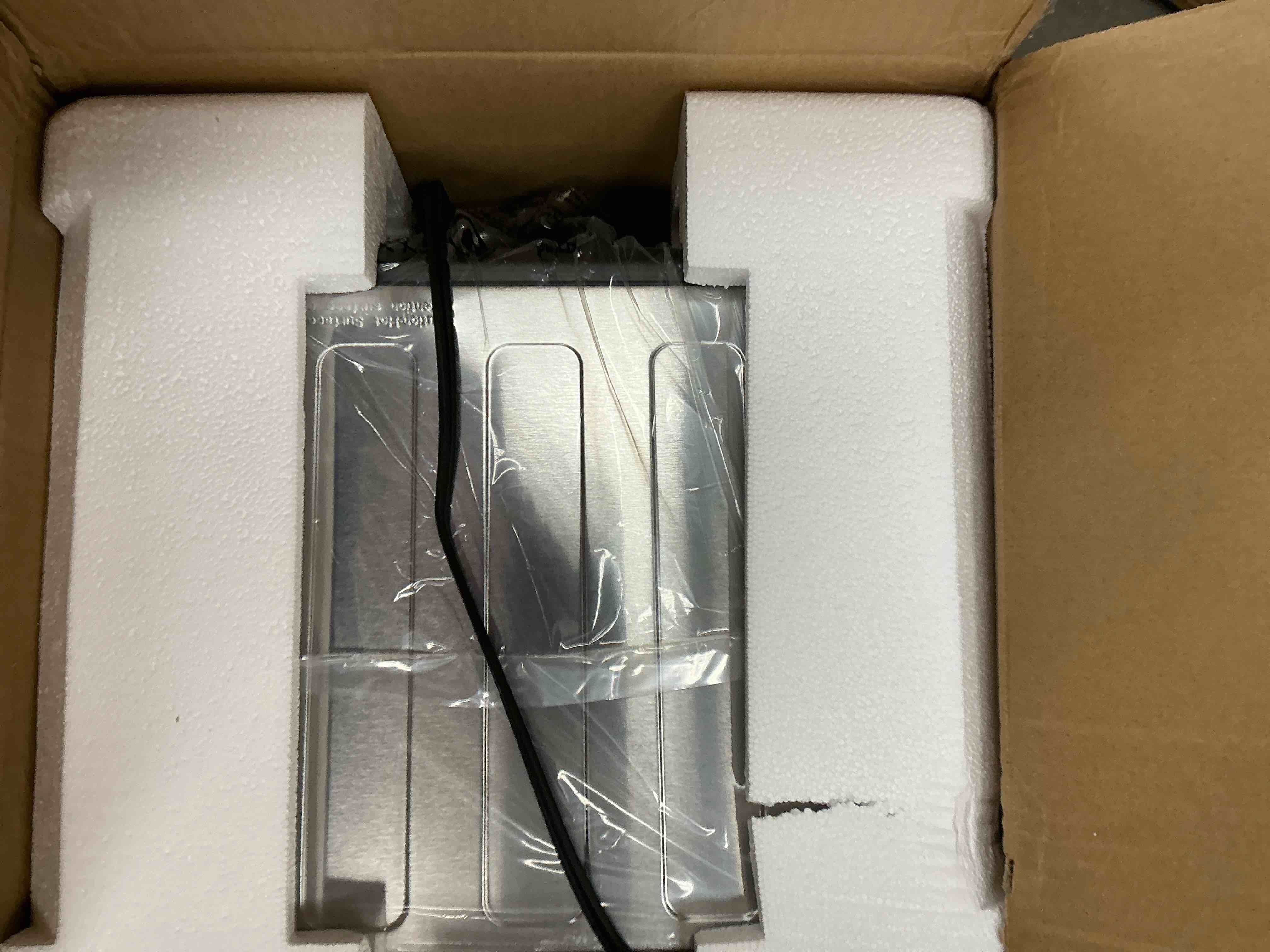 Condition photo showing New/Like New for Multifunctional Digital Air Fryer Oven, 14QT 8-In-1 Countertop Convection Oven, 360° Evenly Oil-Free, With Recipe Book, Non-Stick Stainless Steel