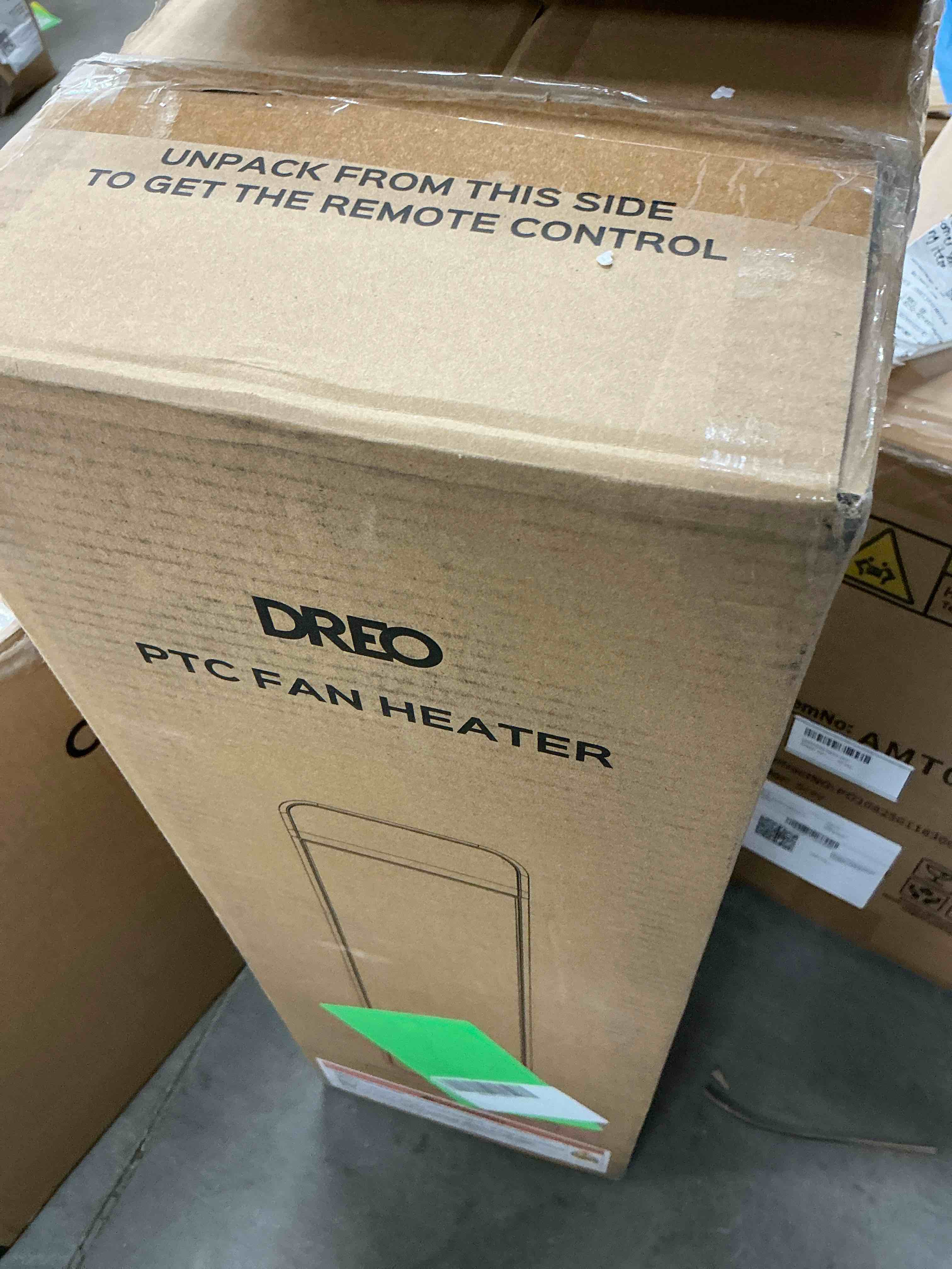 Condition photo showing New/Like New for Dreo Space Heater for Inside Electric Heater for Home with Remote 24 11ft/s Fast Quiet Heating 3 Modes Safe Energy Efficient Heaters for Large Room Bedroom Silver
