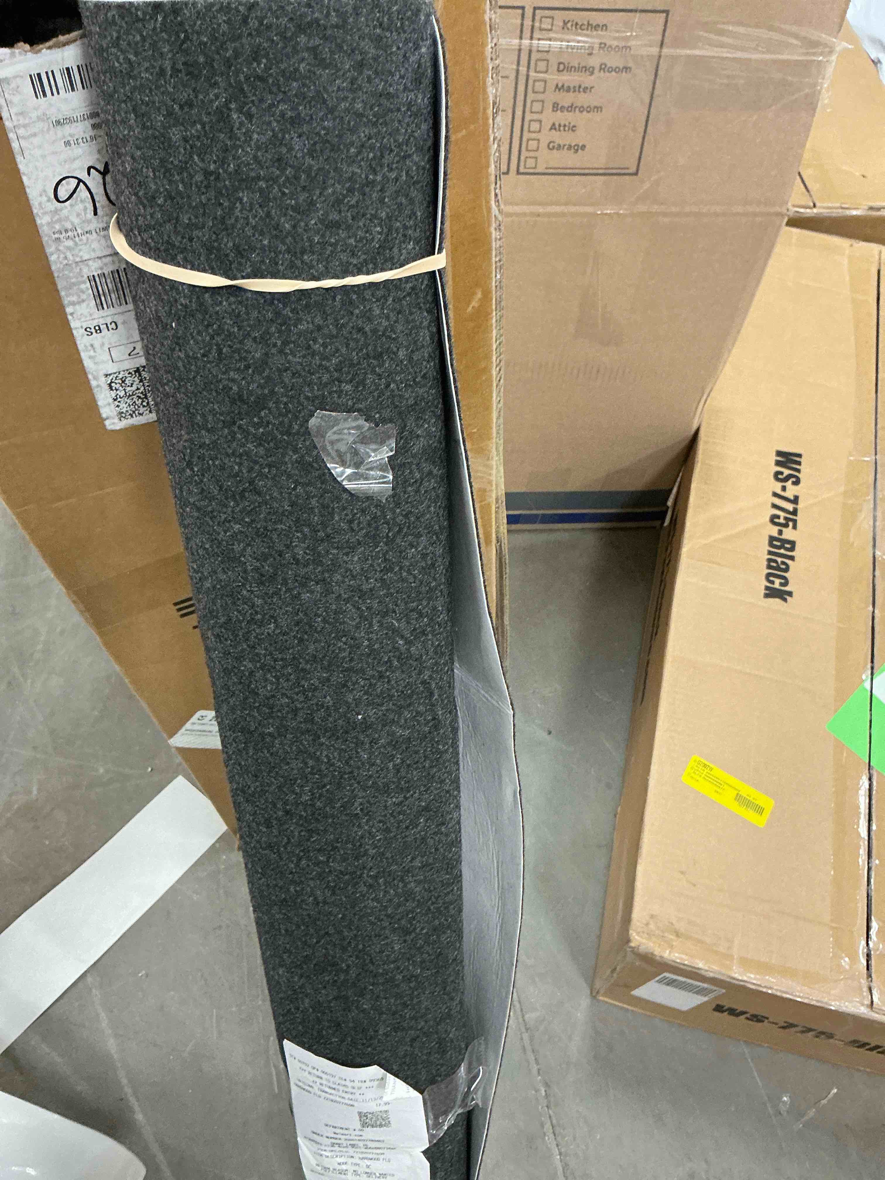 Condition photo showing Good Condition for Hardwood Floor Office Chair Mats, 55" x 35",Floor Protector For Desk Chair,Dark Grey