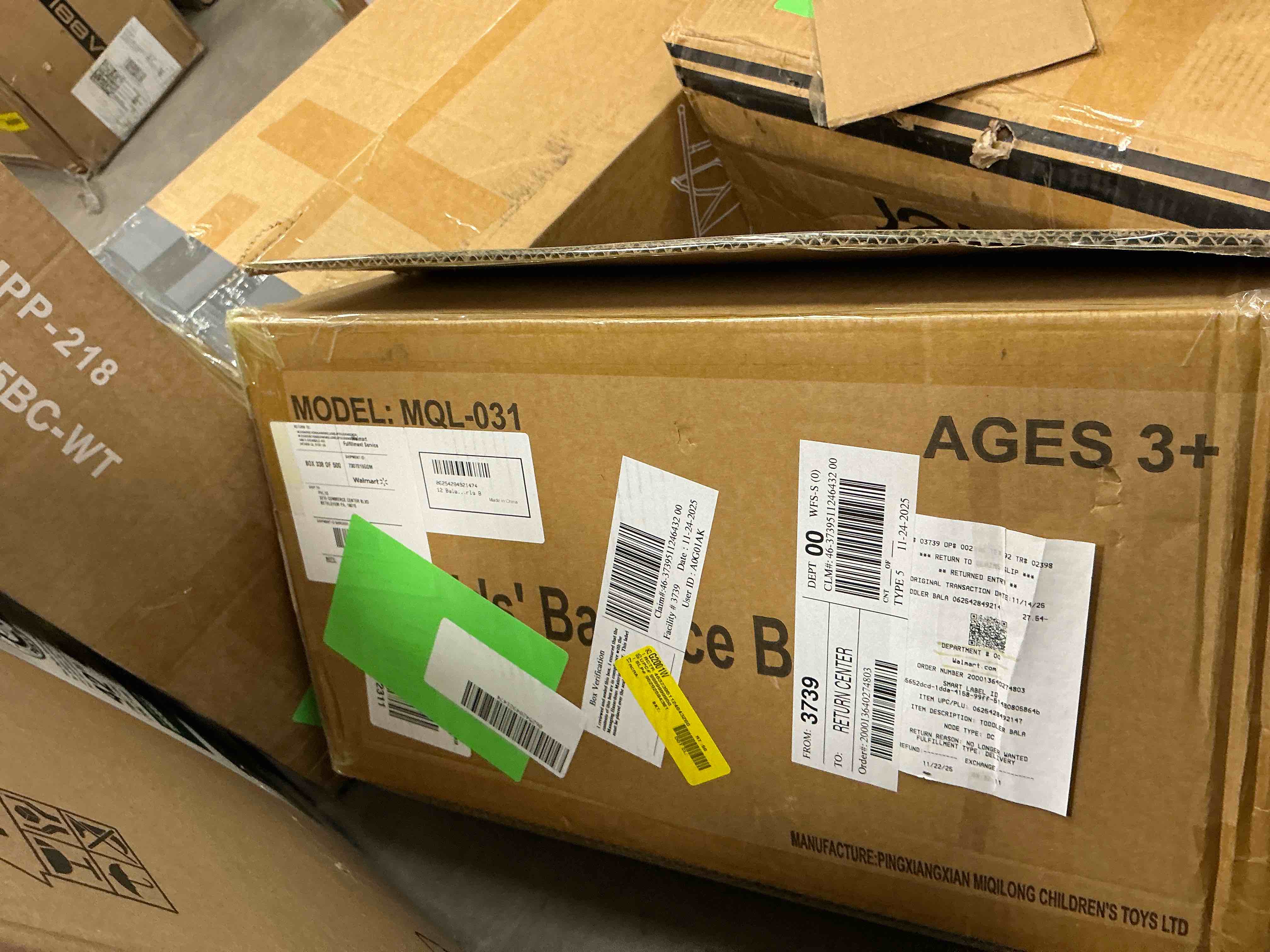 Condition photo showing New/Like New for Toddler Balance Bike for 24 Months to 5 Years Old 12" Kids Balance Bicycle Gift for Age 2-3 Boys Girls
