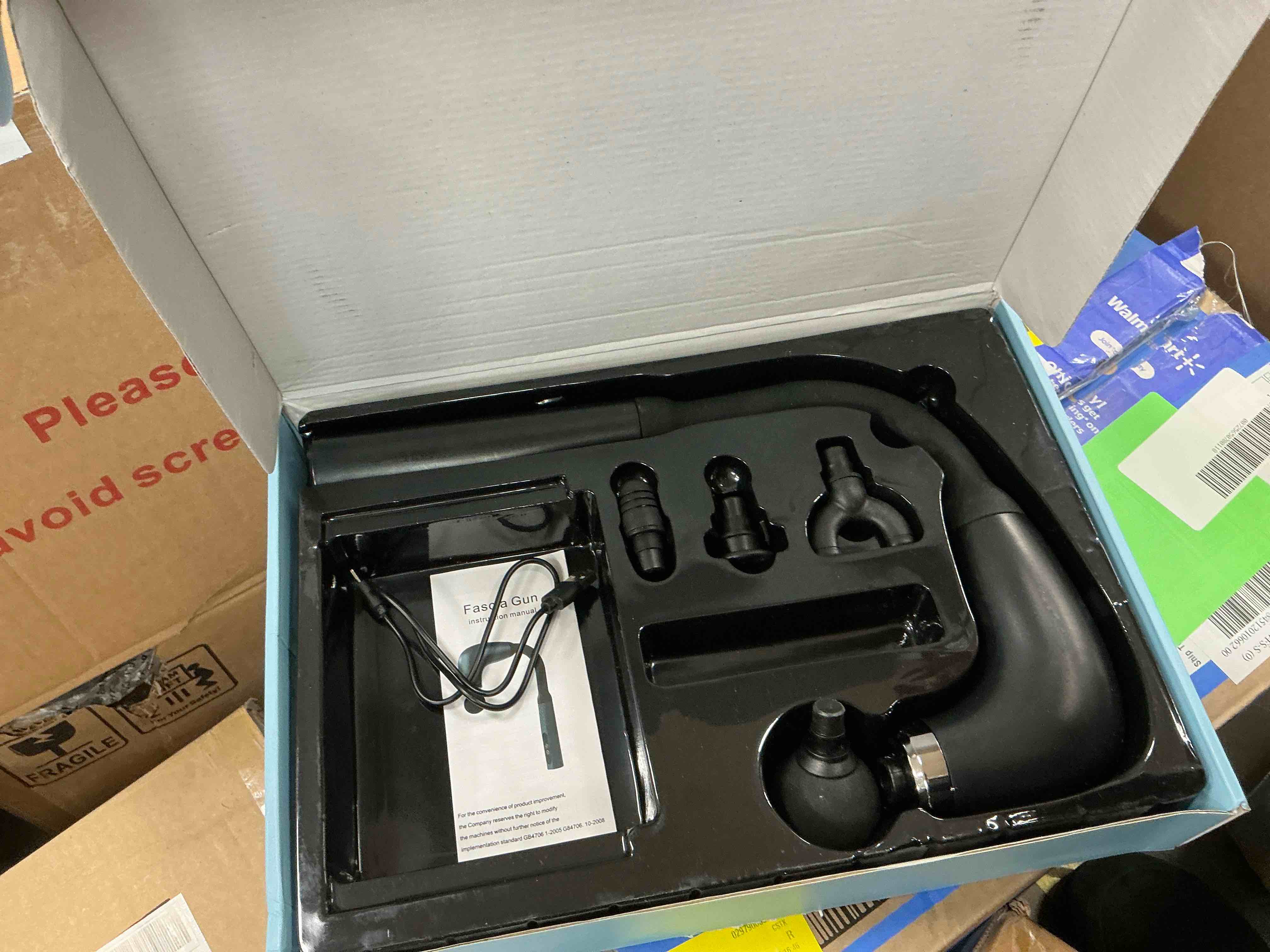 Condition photo showing Good Condition for Massage Gun with Extended Handle  Back Massager for Relief  Deep Tissue  Full Body Massage for Neck  Shoulder  Waist  Leg Muscle
