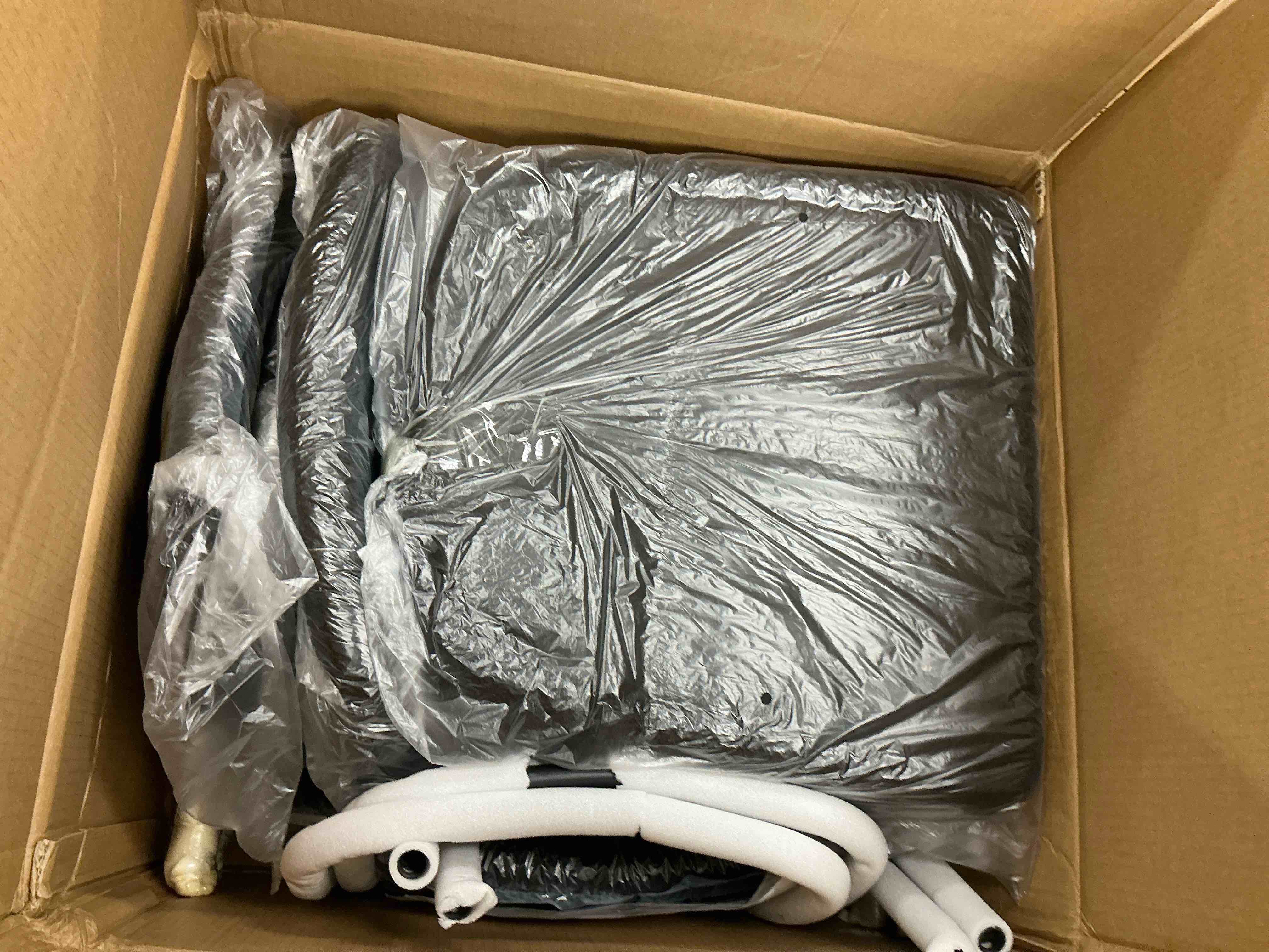 Condition photo showing New/Like New for Hommpa Boucle Dining Chairs Set of 4 Modern Upholstered Kitchen Dining Room Chairs with Backrest & Metal Legs Accent Side Chairs Black for Dining Kitchen Living Room Bedroom