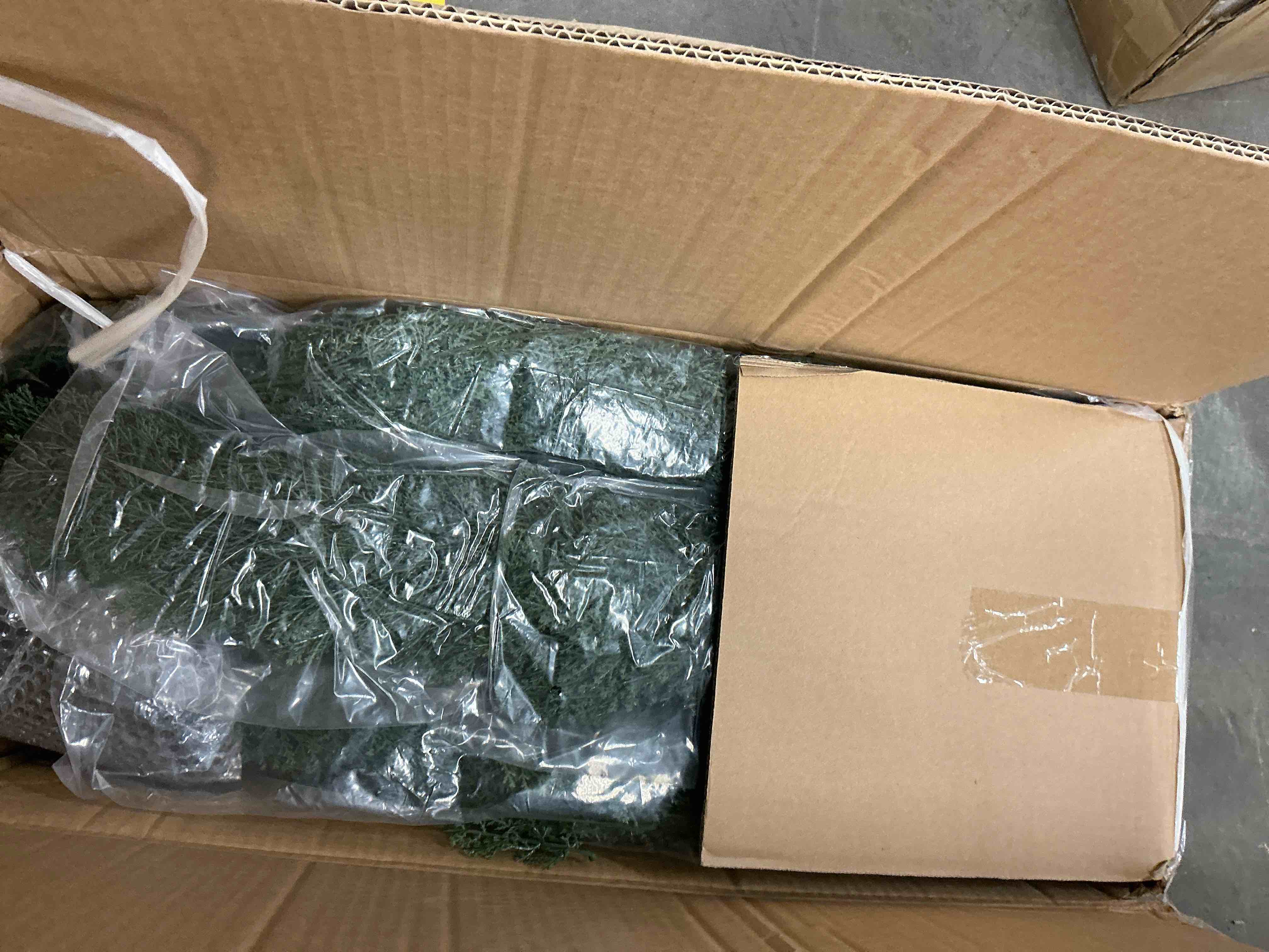 Condition photo showing New/Like New for Artificial Cedar Tree 2 Pack 4 ft Outdoor Artificial Topiary Cedar Plants Fake Tree UV Rated Potted Tree for Perfect Housewarming Gift, Set of 2